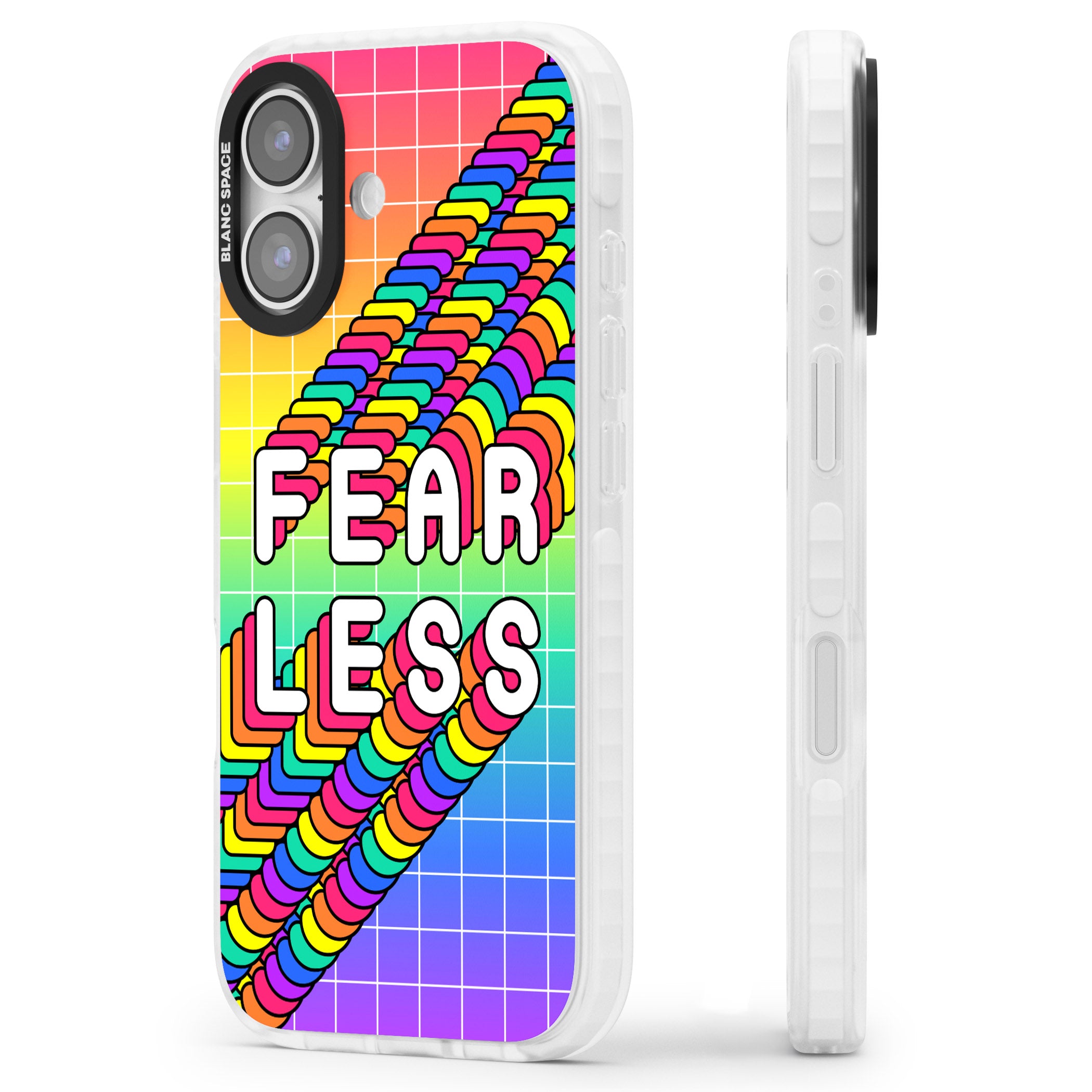 Fearless iPhone 17 Impact Pro Clear Phone Case Side Profile