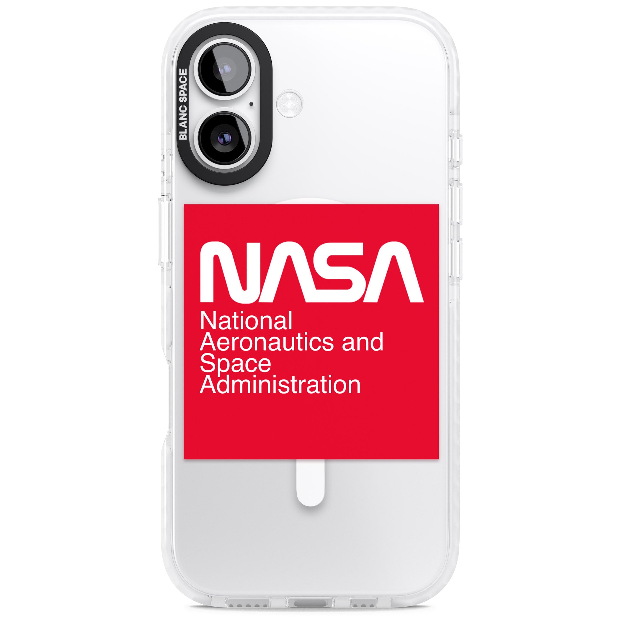 Nasa The Worm Box iPhone 17 Impact Pro Clear Phone Case
