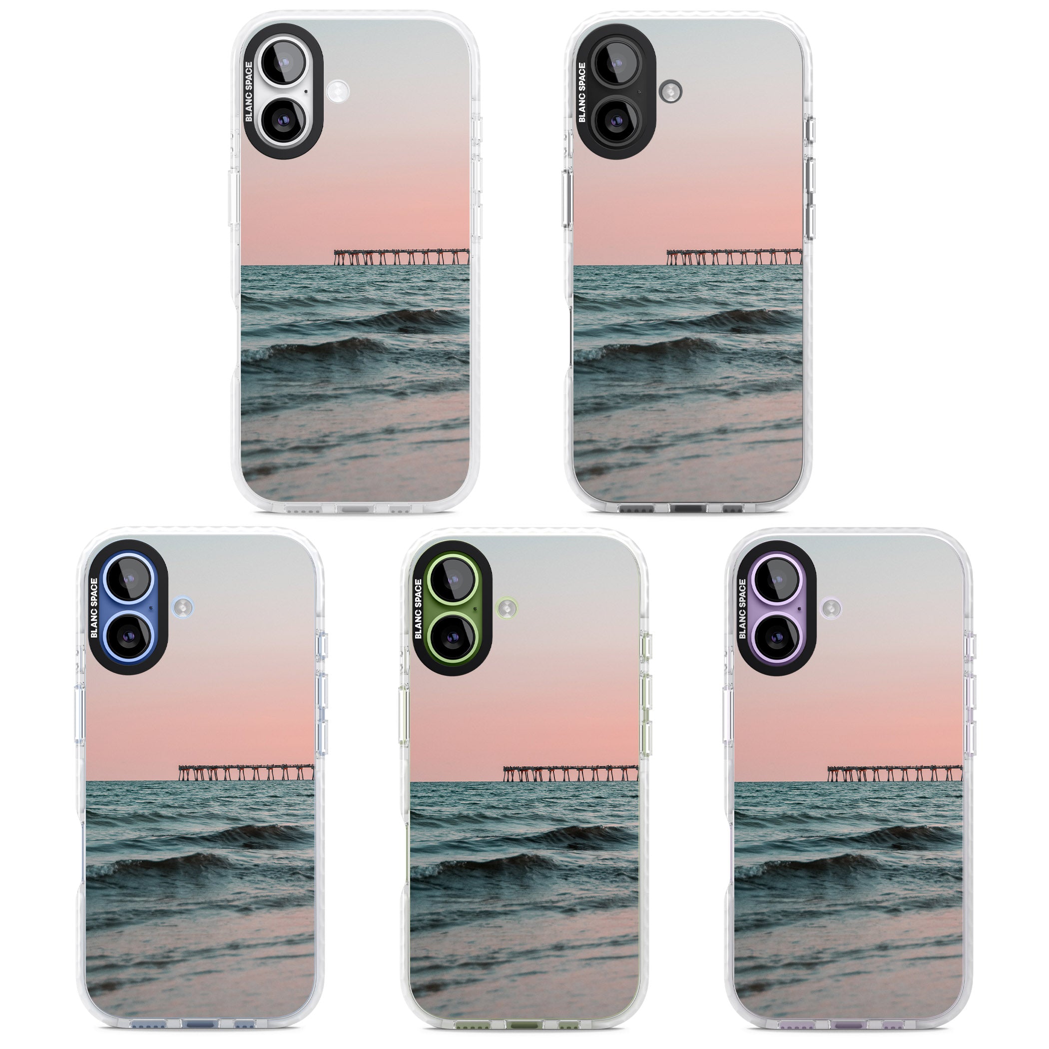 Sunset Pier iPhone 17 Impact Pro Clear Phone Case APT Impact Protection