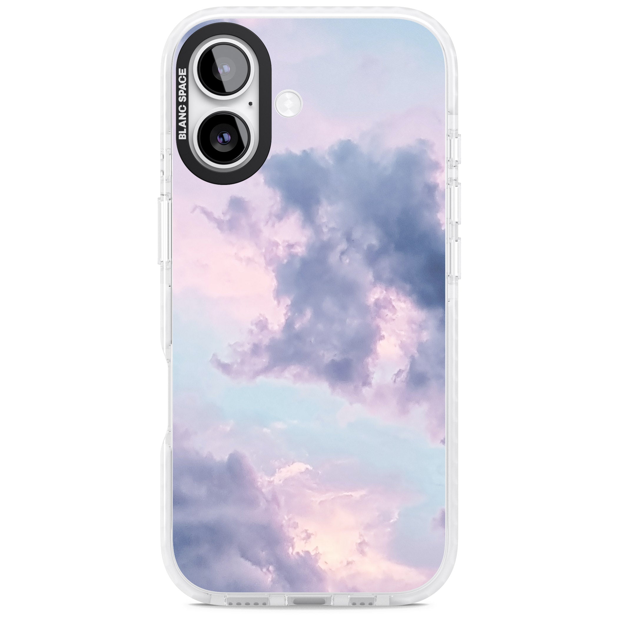Pastel Sky Clouds iPhone 17 Impact Pro Clear Phone Case