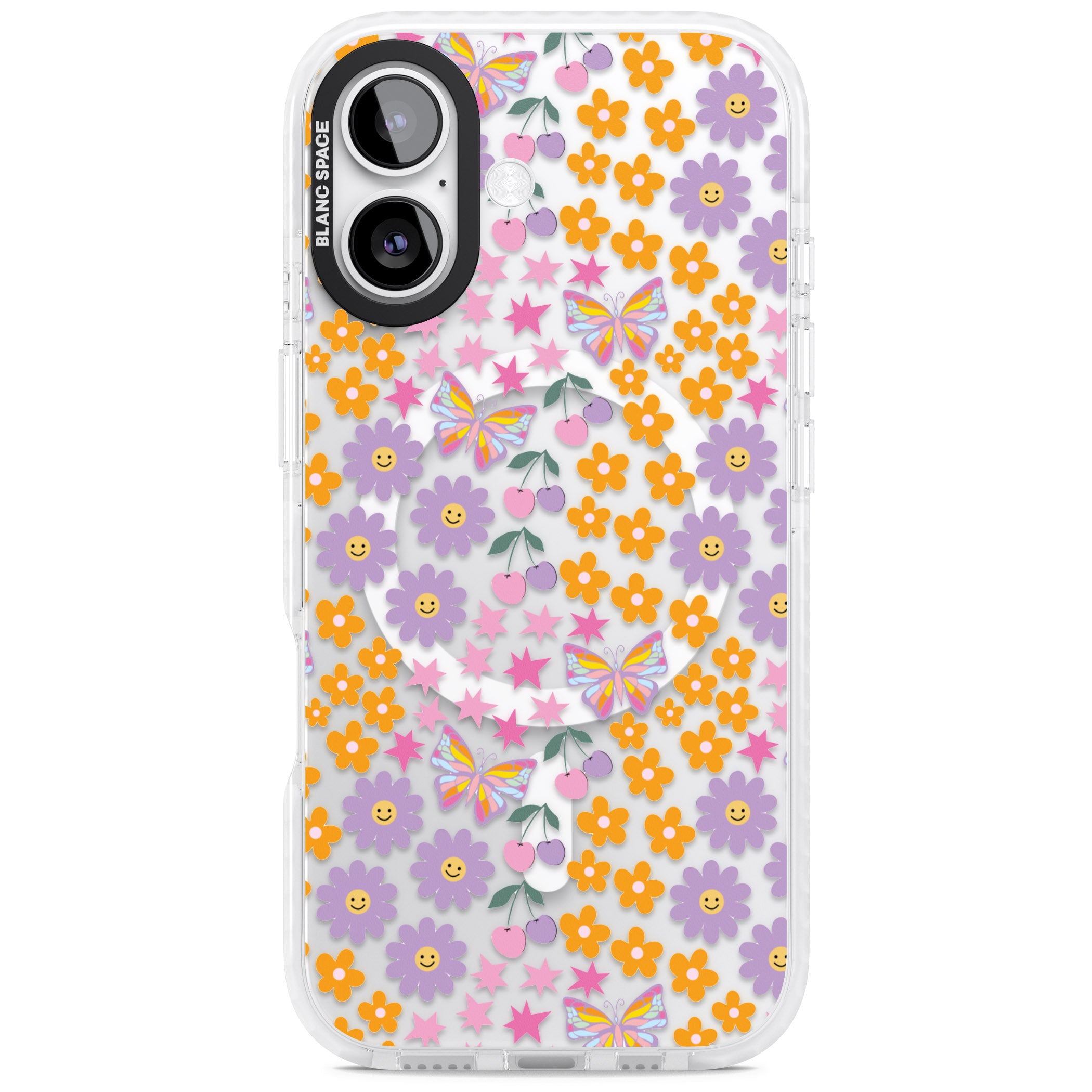 Botanical Bombardment iPhone 17 Impact Pro Clear Phone Case
