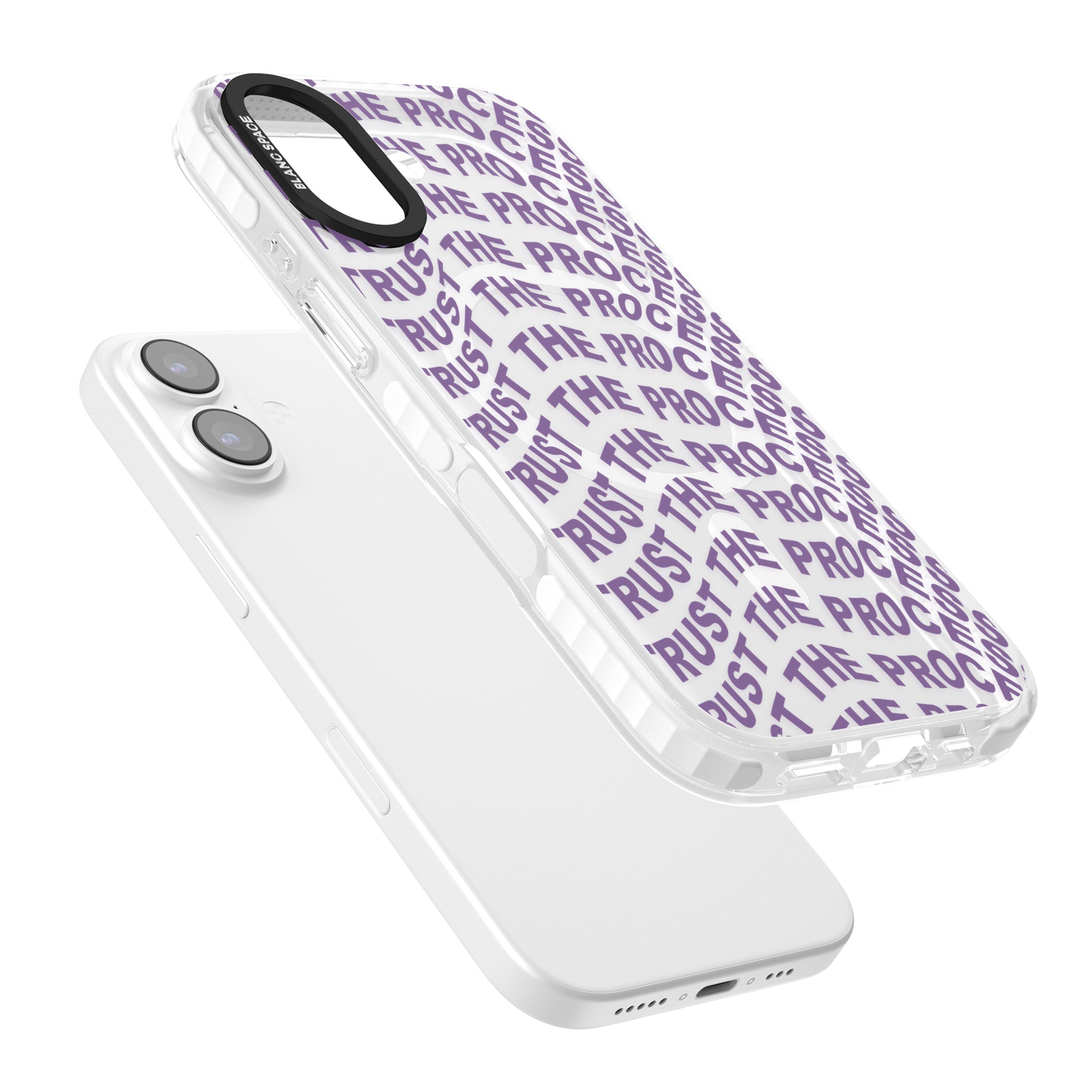 Trust The Process iPhone 17 Impact Pro Clear Phone Case Colours