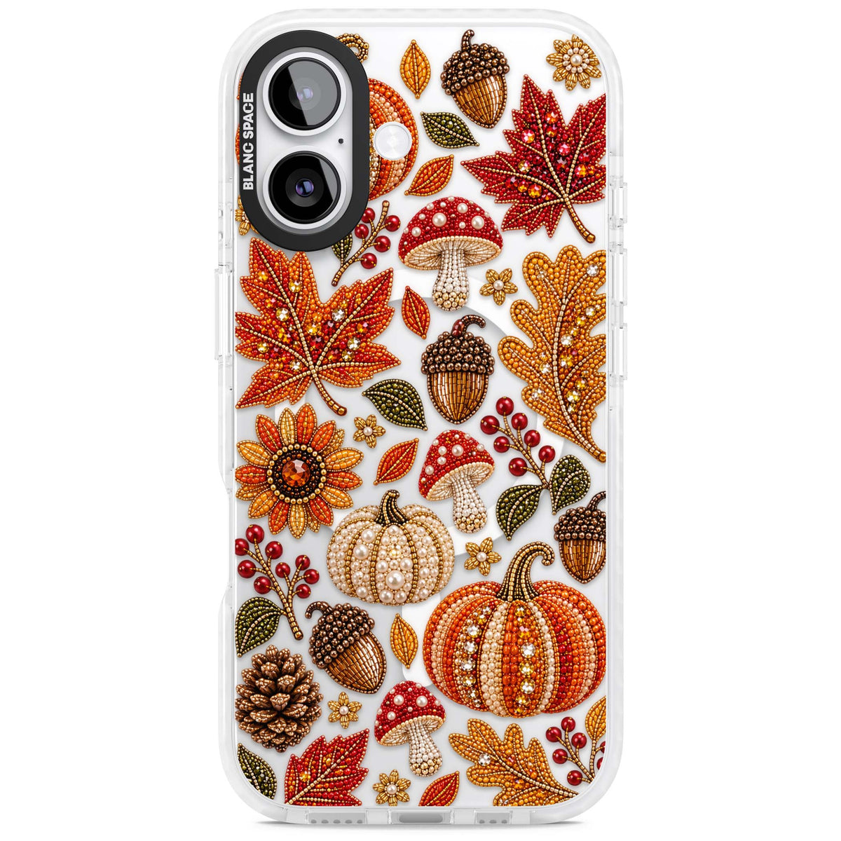 Beaded Autumn iPhone case | Impact Magsafe case for iPhone 17
