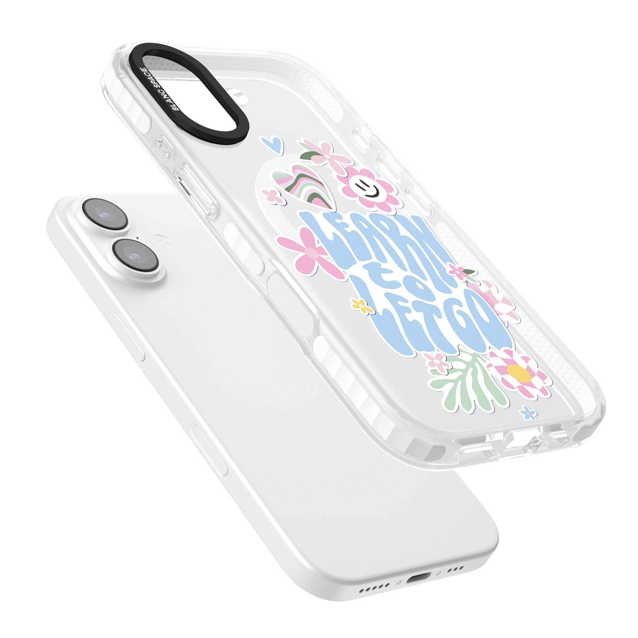 Learn To Let Go iPhone 17 Impact Pro Clear Phone Case Colours