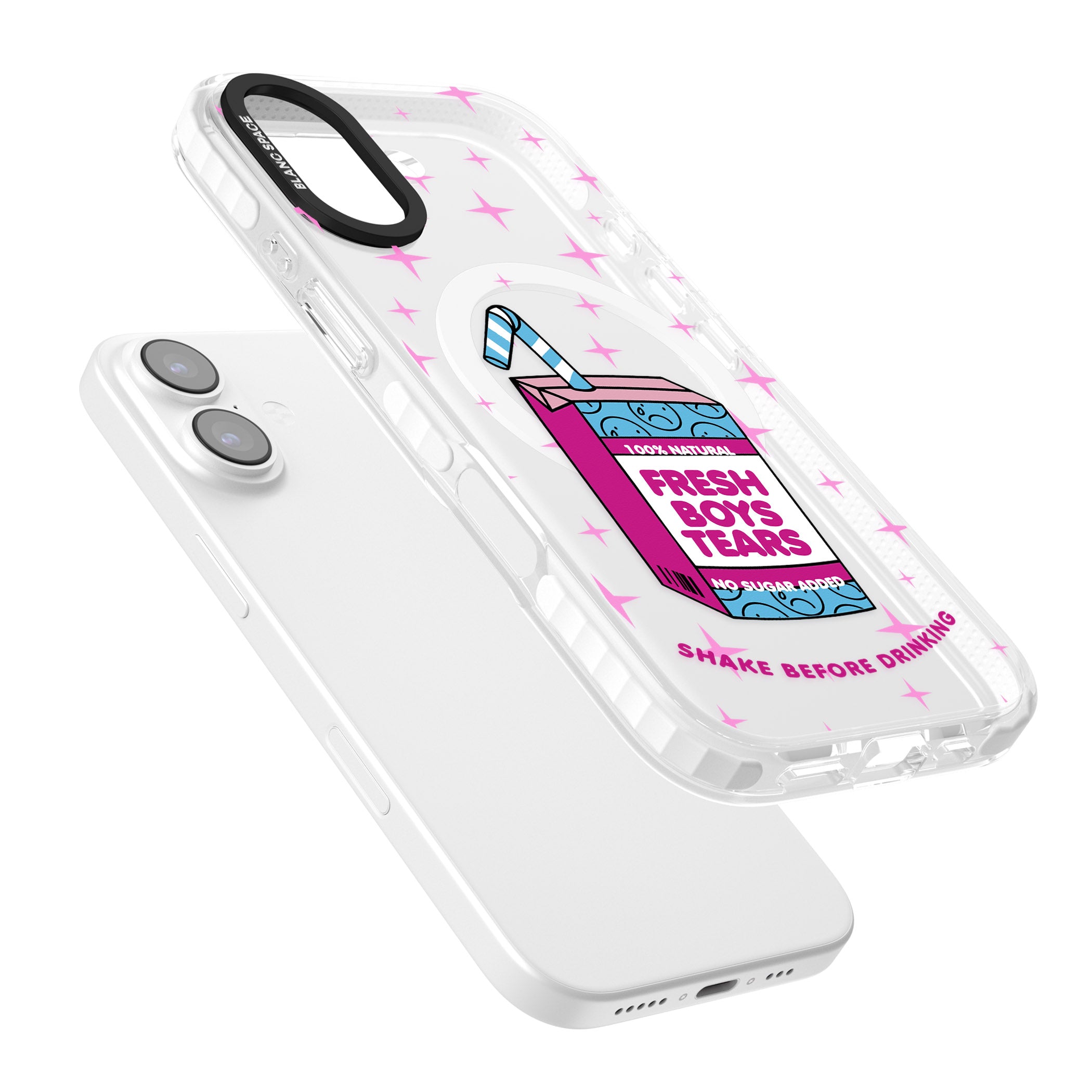 Boy Tears iPhone 17 Impact Pro Clear Phone Case Colours