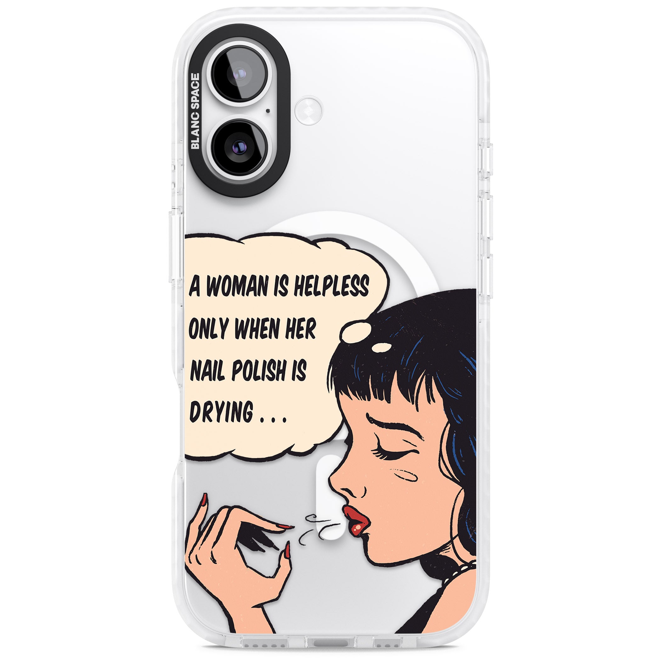 Drying Nails Pop Art iPhone 17 Impact Pro Clear Phone Case
