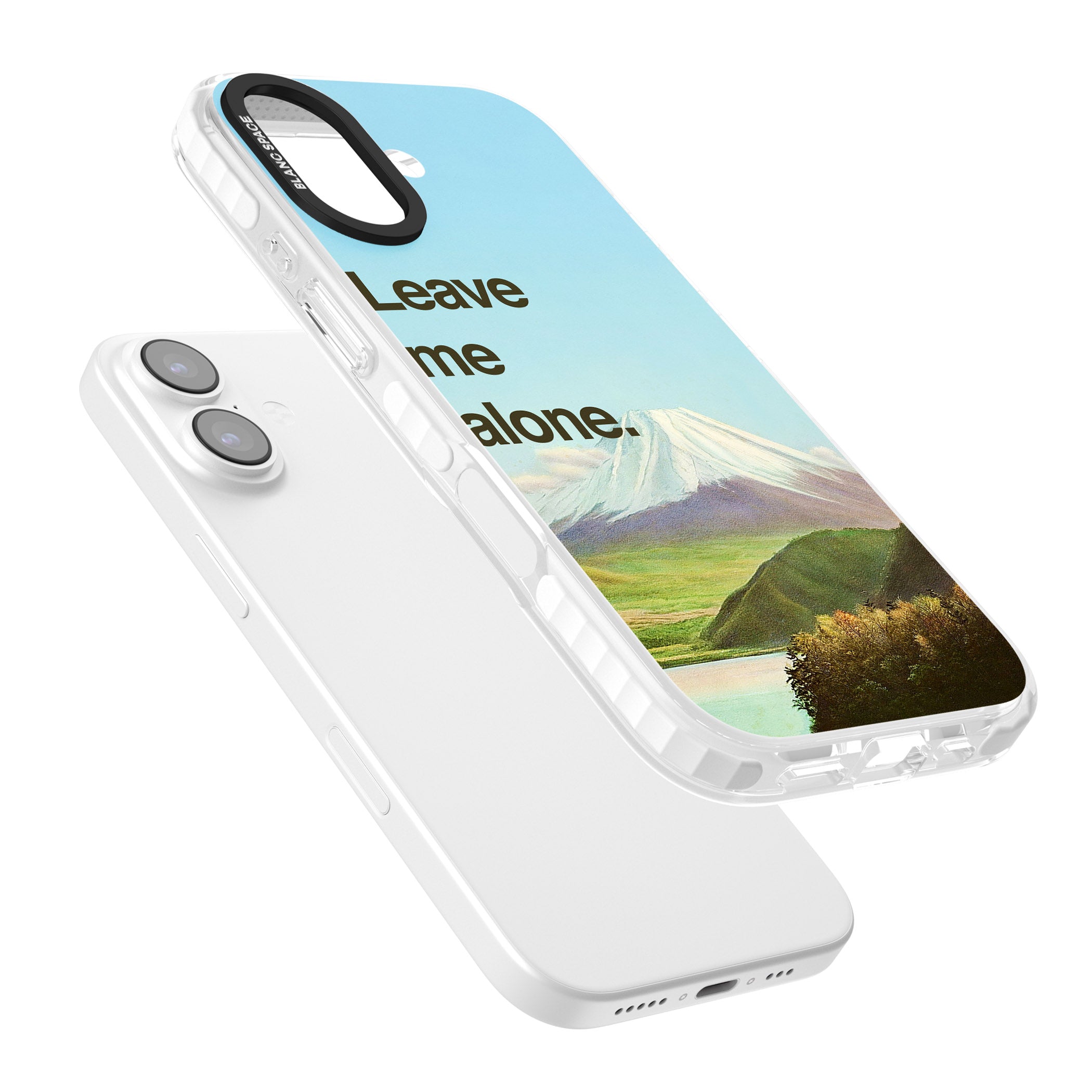 Leave Me Alone iPhone 17 Impact Pro Clear Phone Case Colours