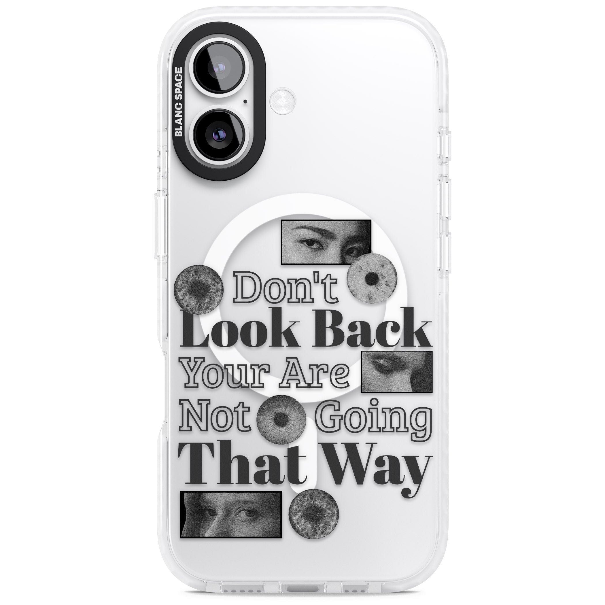 Dont Look Back iPhone 17 Impact Pro Clear Phone Case