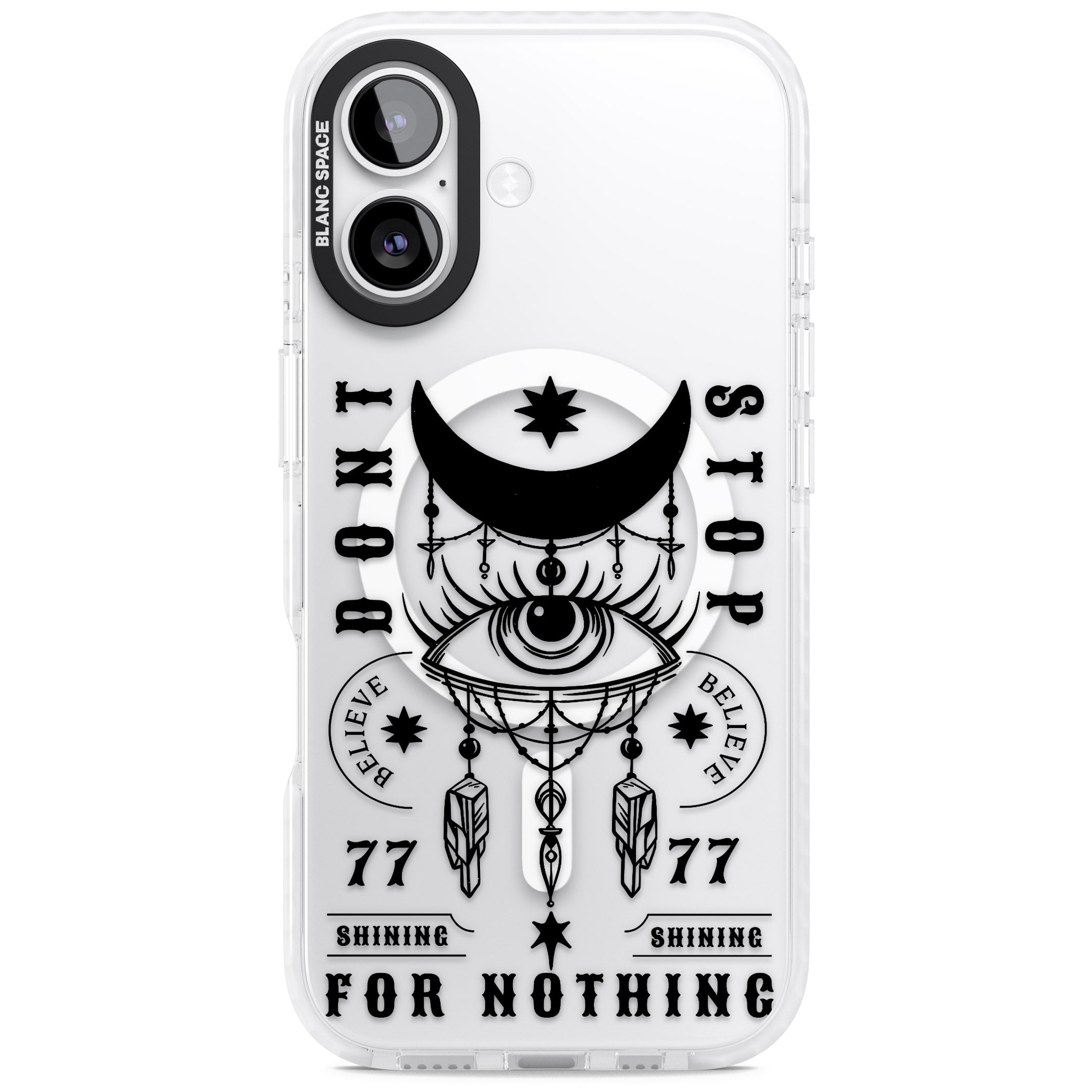 Dont Stop For Nothing iPhone 17 Impact Pro Clear Phone Case