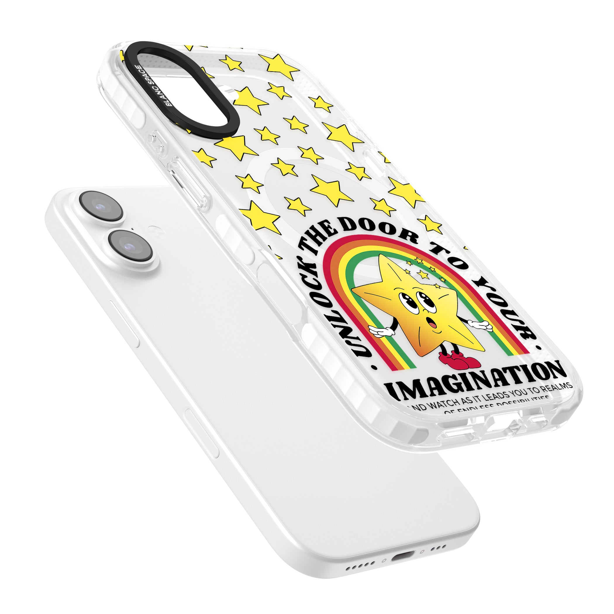 Imagination iPhone 17 Impact Pro Clear Phone Case Colours