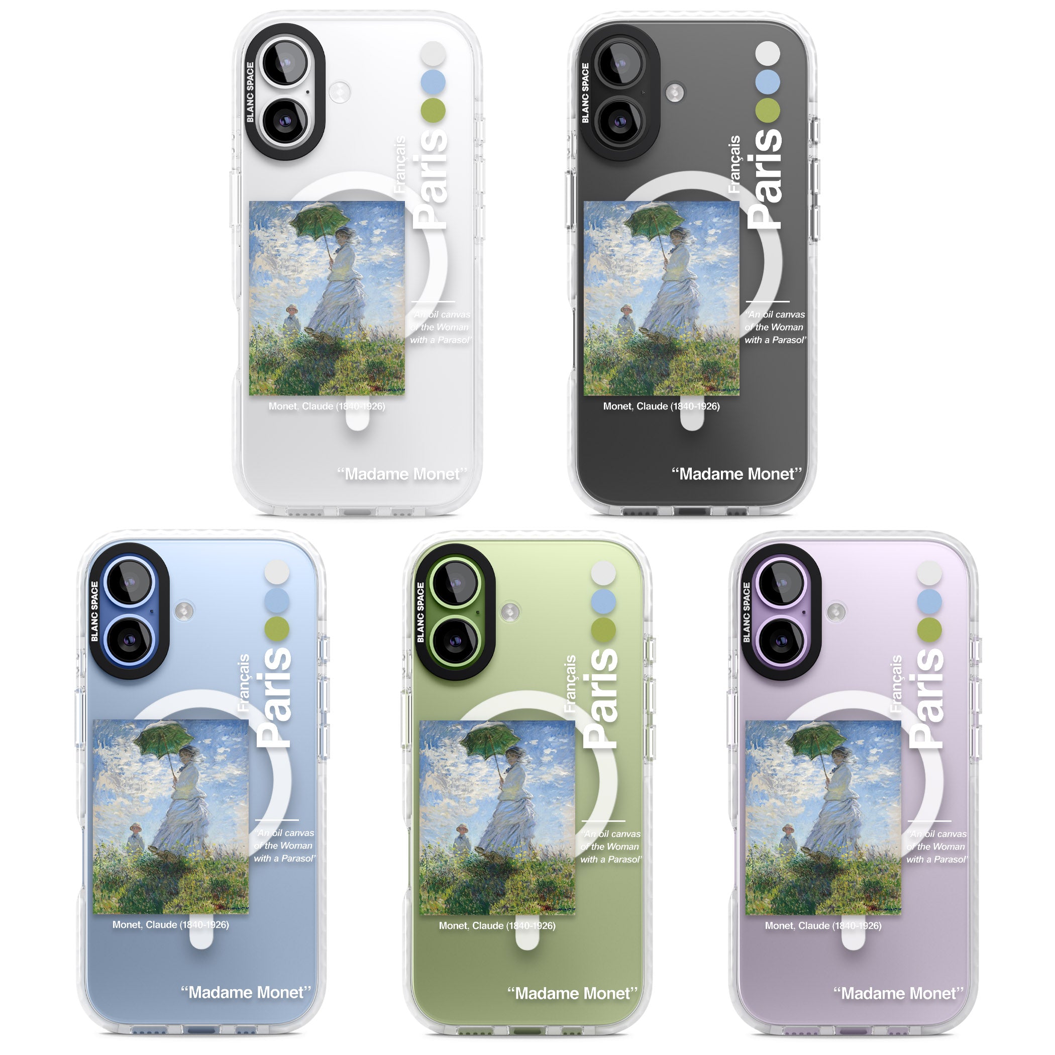 Madame Monet And Her Son iPhone 17 Impact Pro Clear Phone Case APT Impact Protection