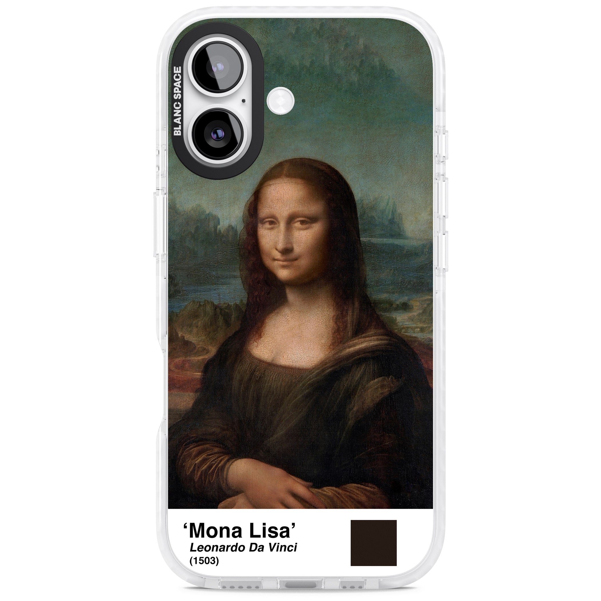 Mona Lisa iPhone 17 Impact Pro Clear Phone Case