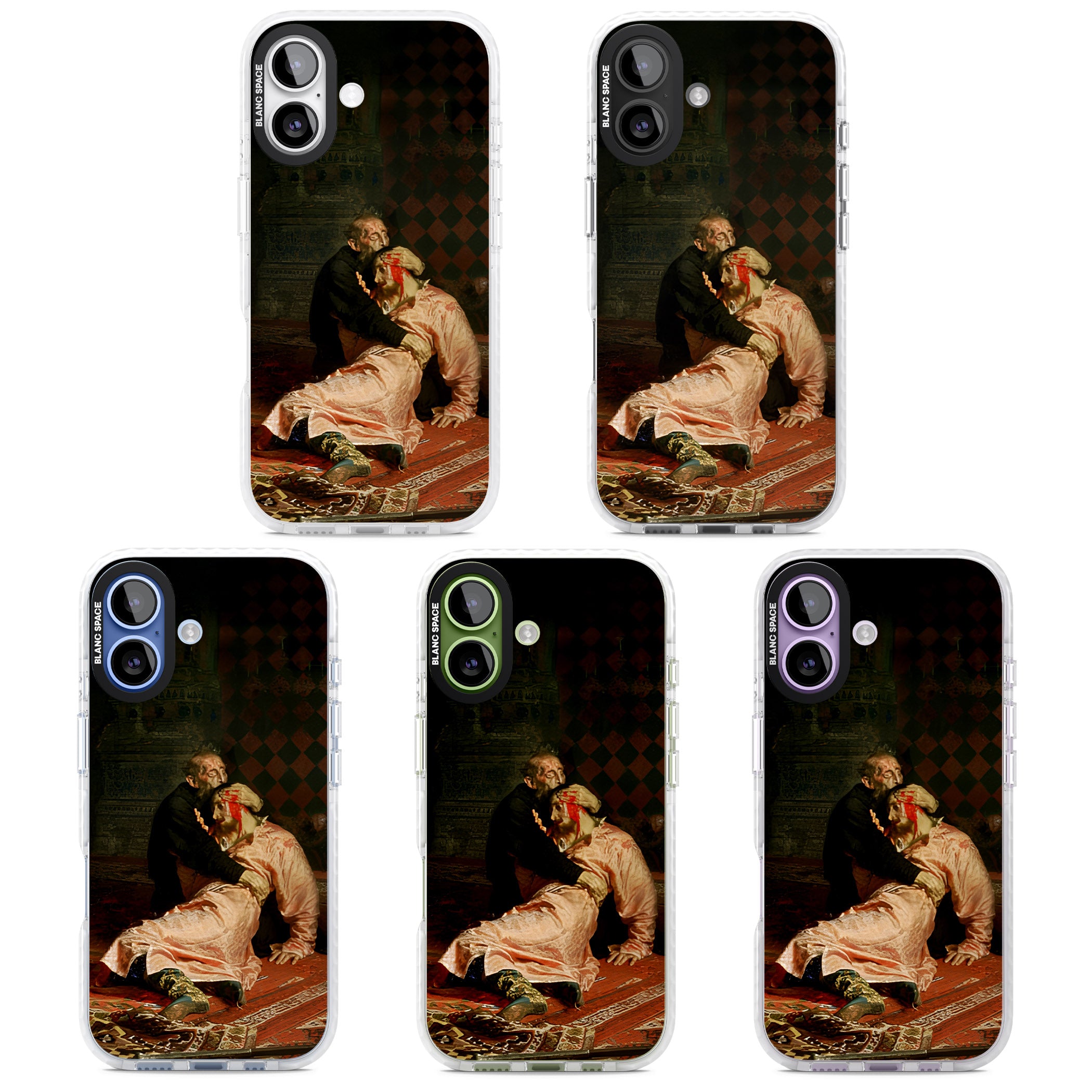 Ivan The Terrible & His Son iPhone 17 Impact Pro Clear Phone Case APT Impact Protection