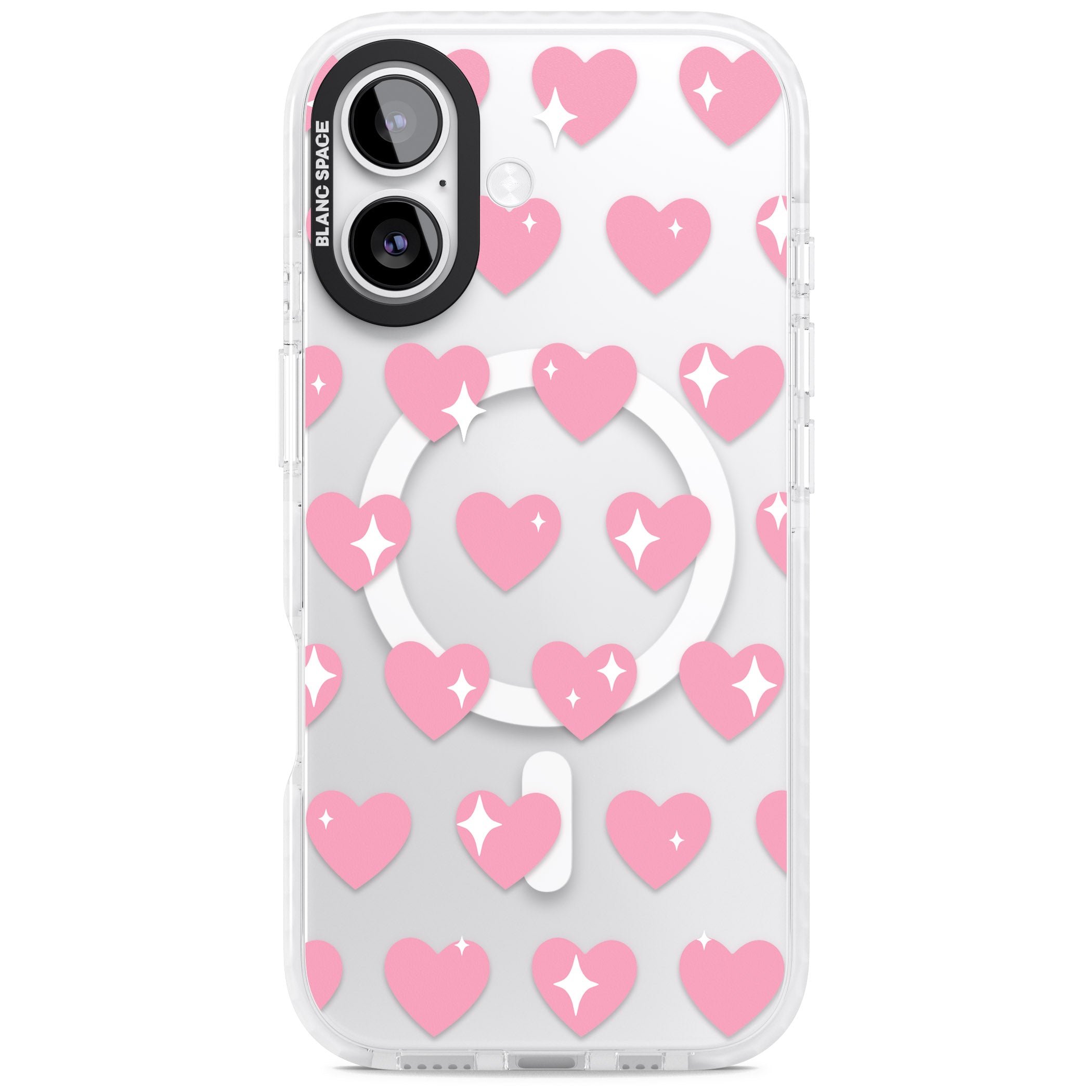 Sweet Hearts iPhone 17 Impact Pro Clear Phone Case