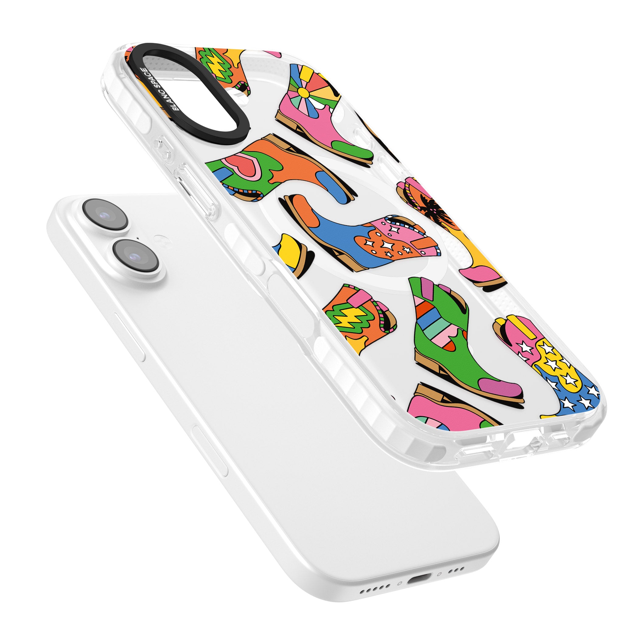 Starburst Boots iPhone 17 Impact Pro Clear Phone Case Colours