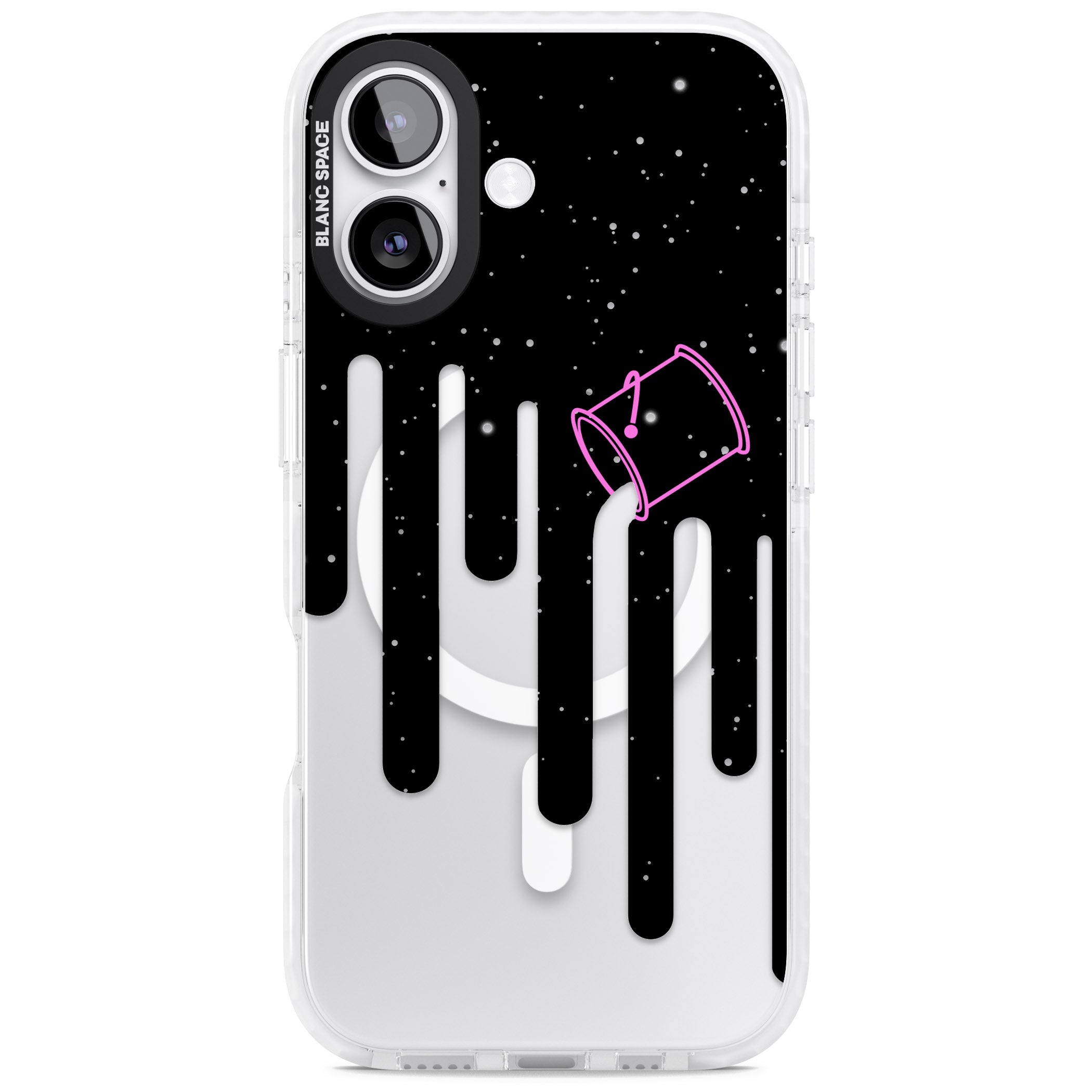 Cosmic Drip iPhone 17 Impact Pro Clear Phone Case
