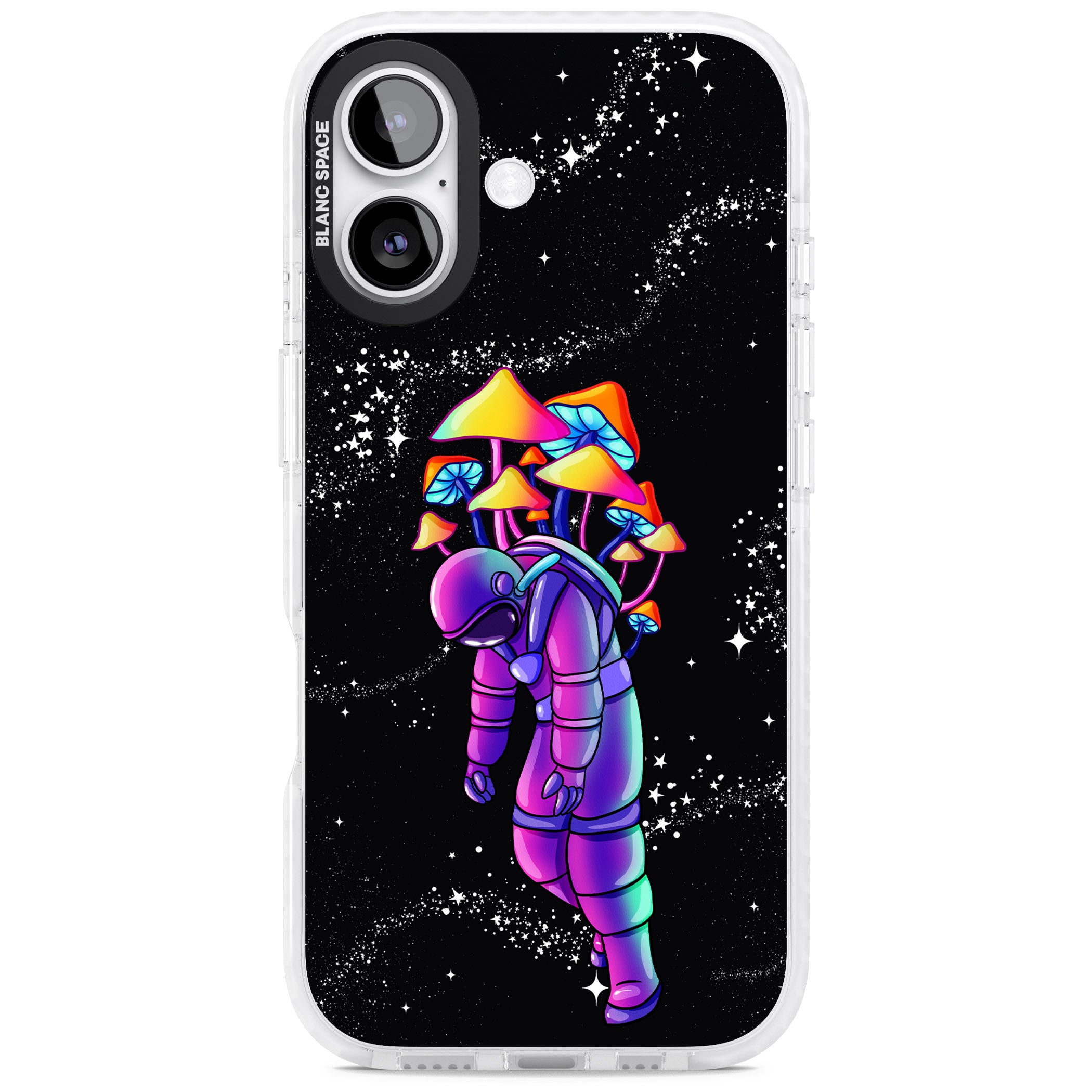 Space Mutation iPhone 17 Impact Pro Clear Phone Case