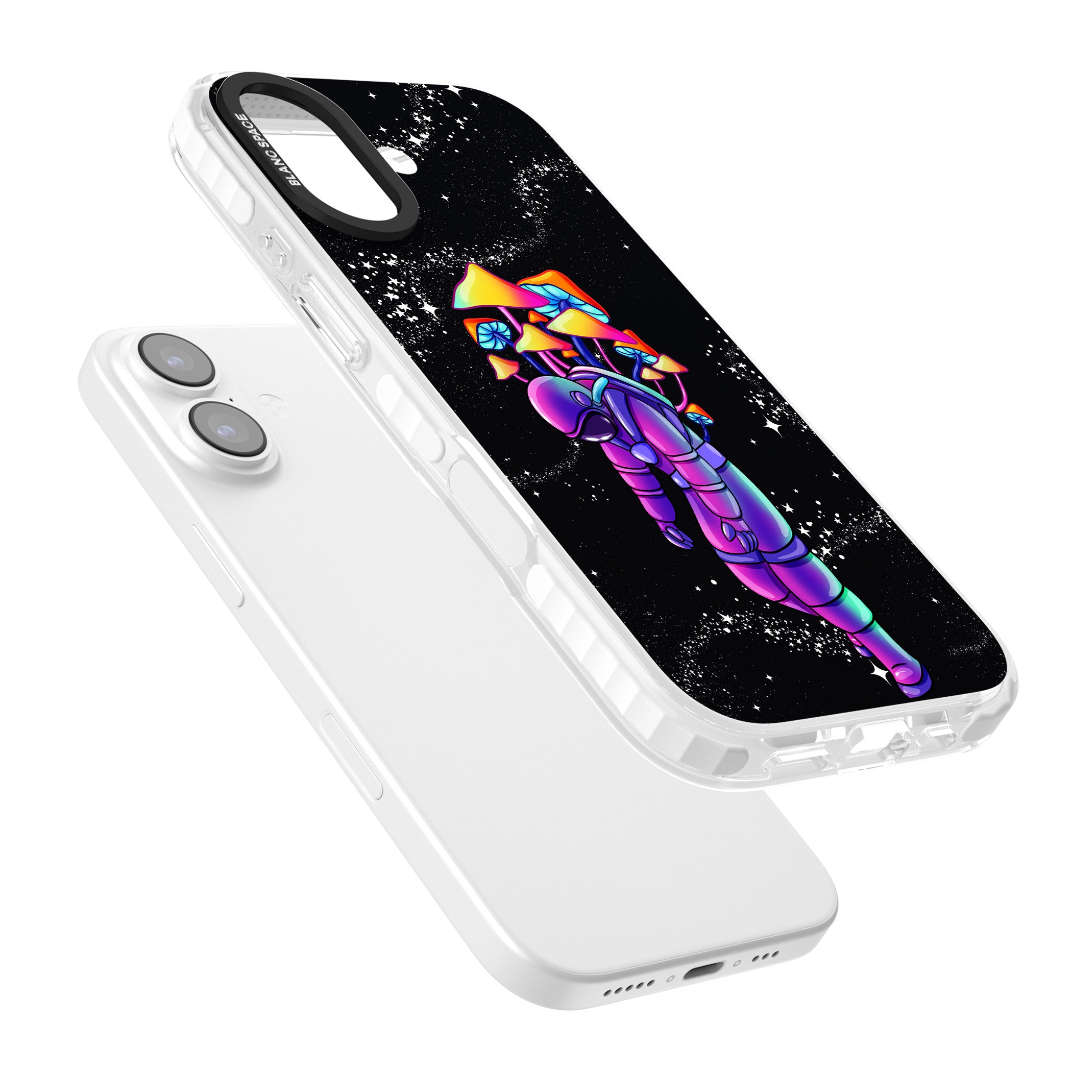 Space Mutation iPhone 17 Impact Pro Clear Phone Case Colours