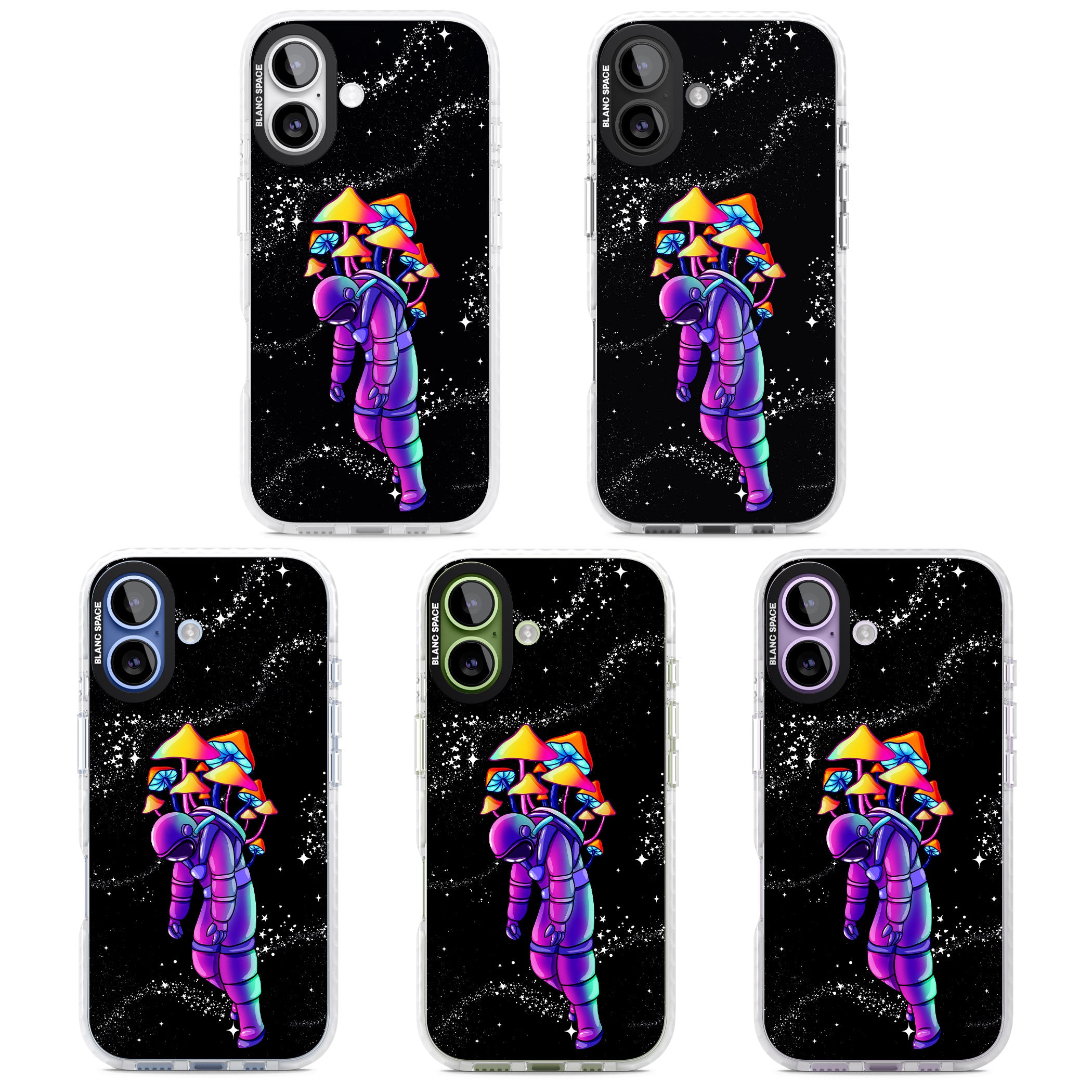 Space Mutation iPhone 17 Impact Pro Clear Phone Case APT Impact Protection