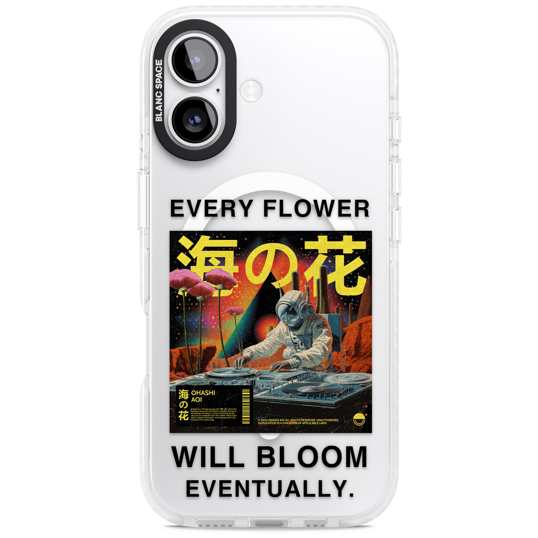 Every Flower Will Bloom Eventually iPhone 17 Impact Pro Clear Phone Case