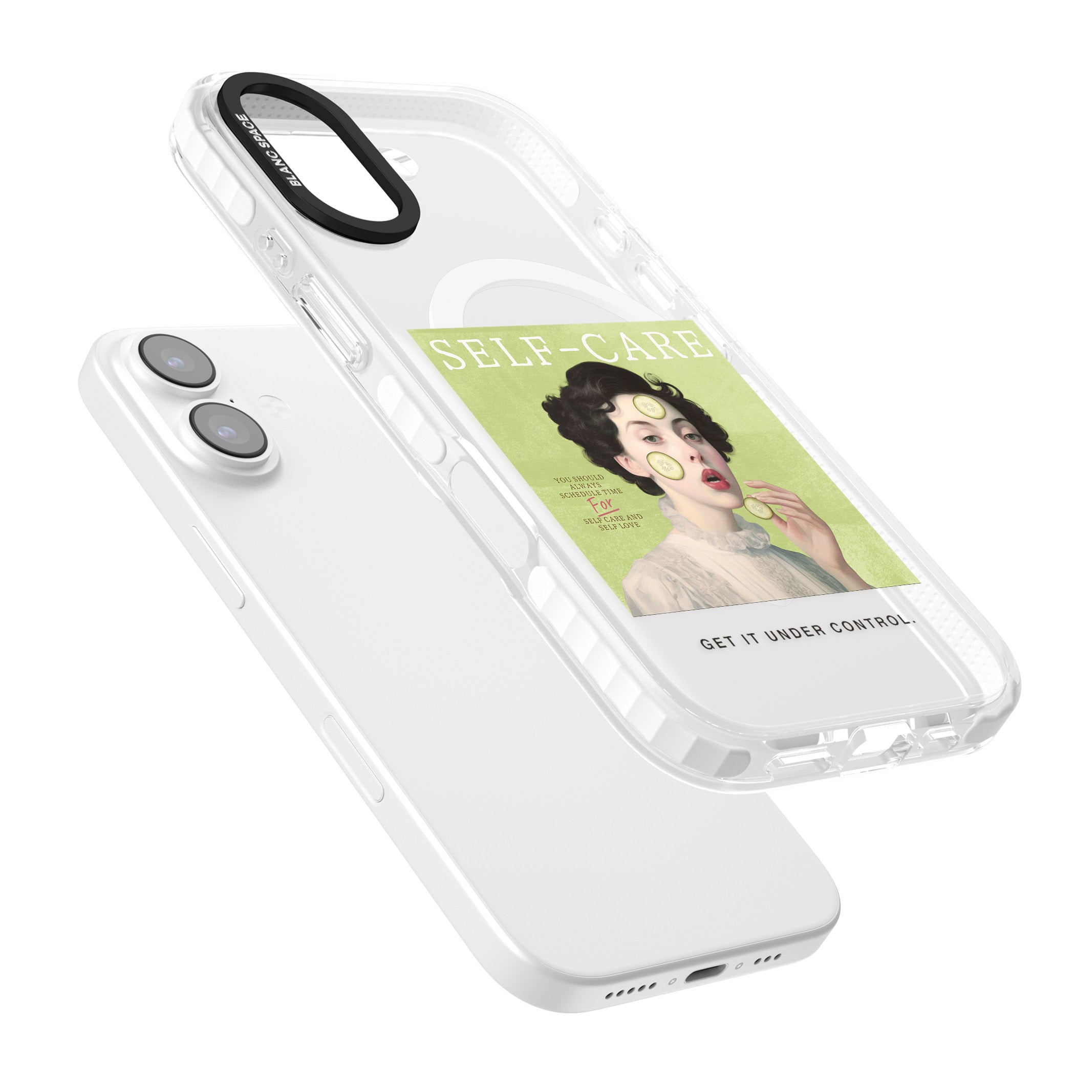 Self Care iPhone 17 Impact Pro Clear Phone Case Colours