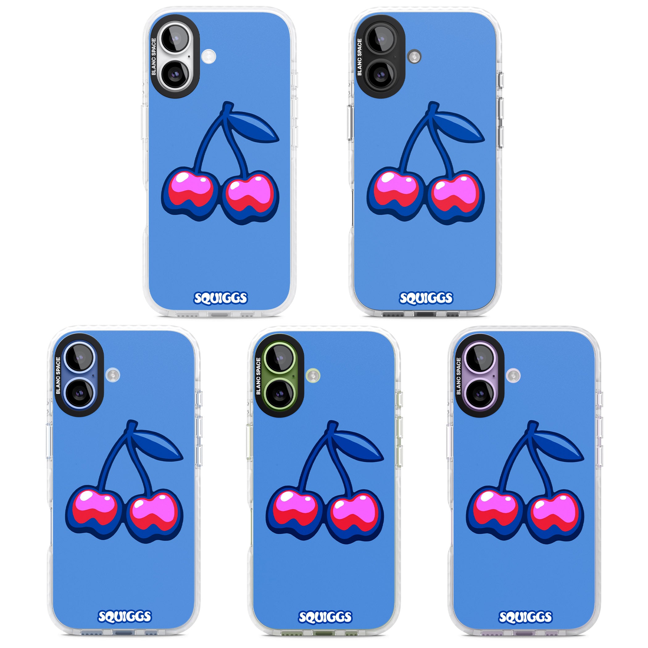 Cherry Bomb iPhone 17 Impact Pro Clear Phone Case APT Impact Protection