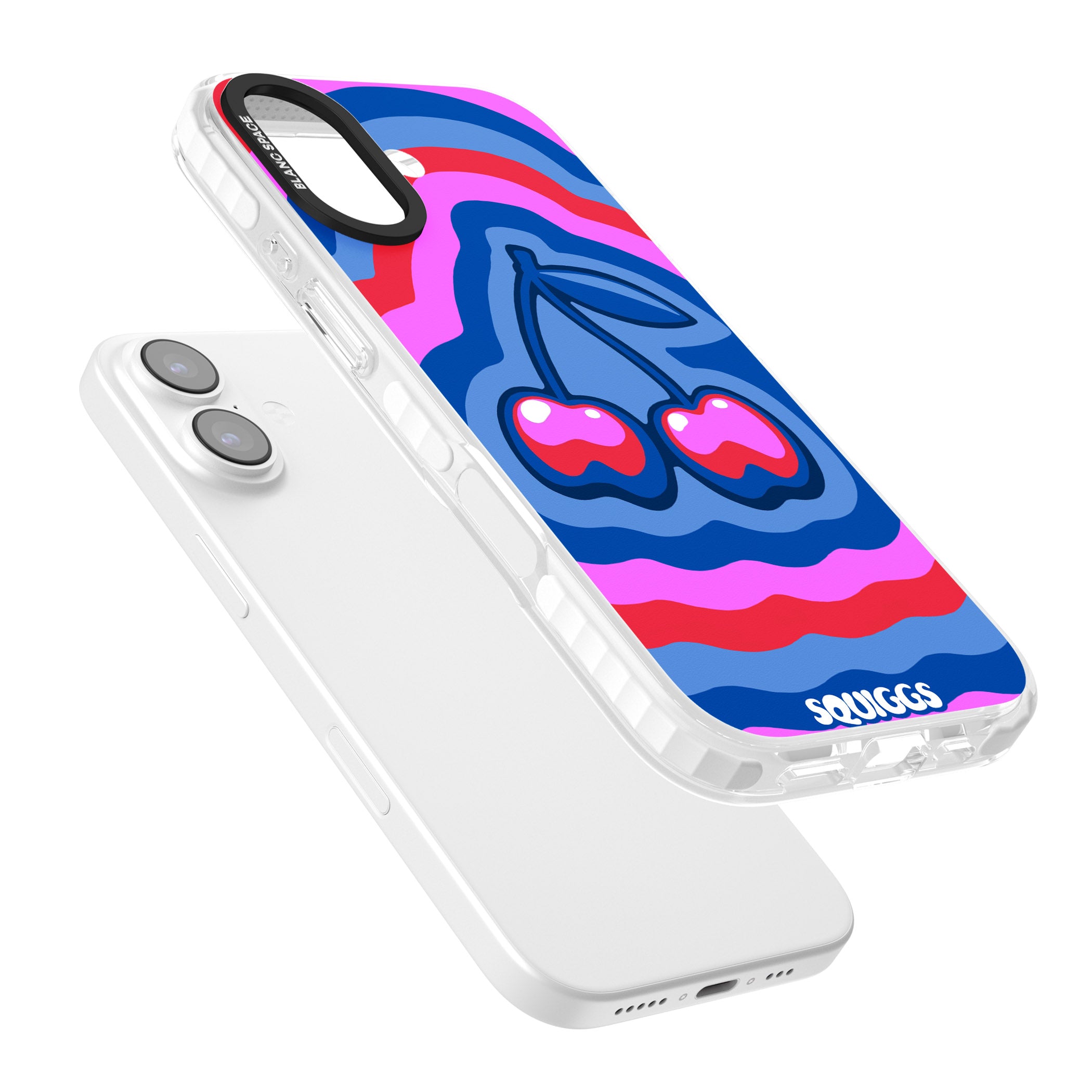 Cherry Rainbow iPhone 17 Impact Pro Clear Phone Case Colours
