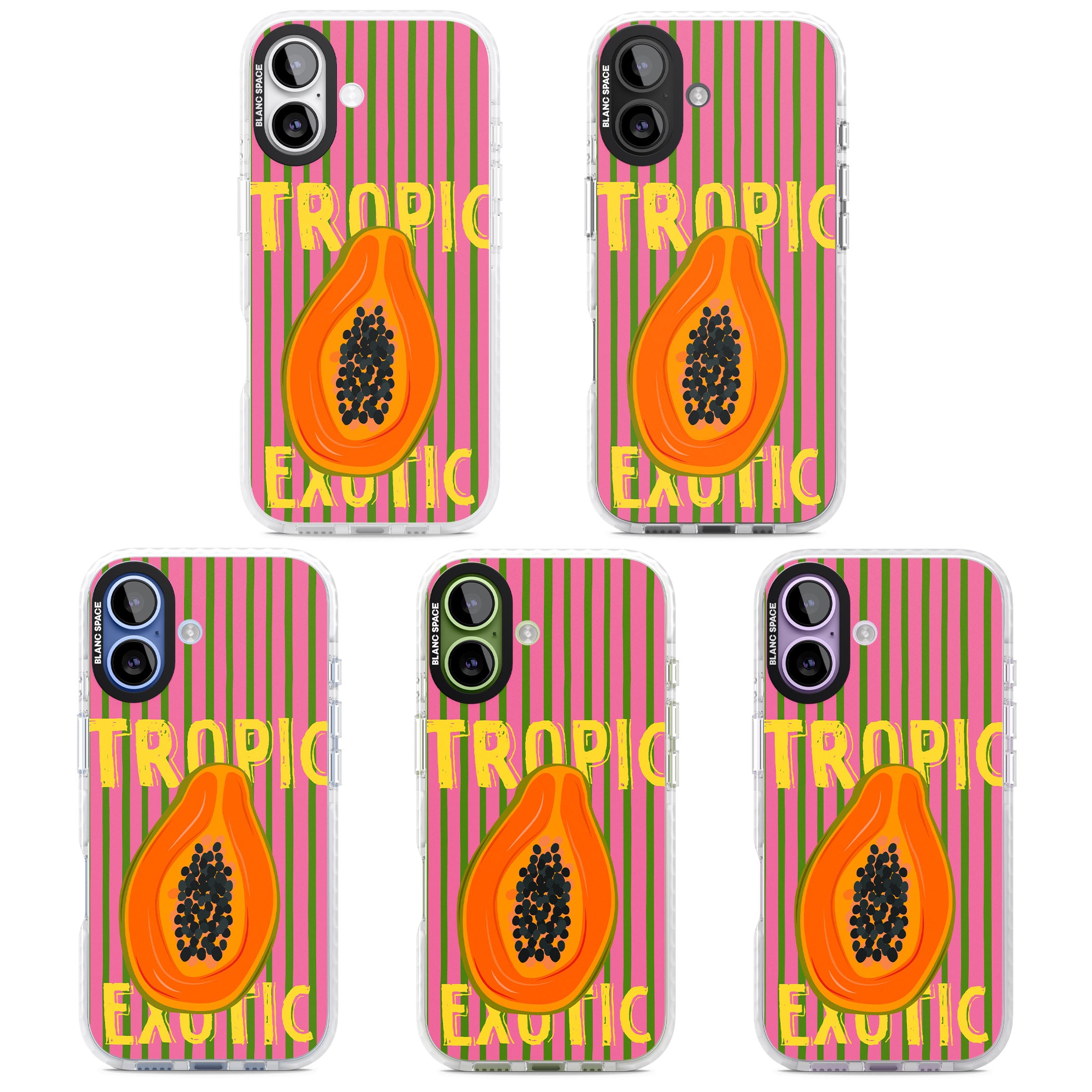 Tropic Exotic iPhone 17 Impact Pro Clear Phone Case APT Impact Protection