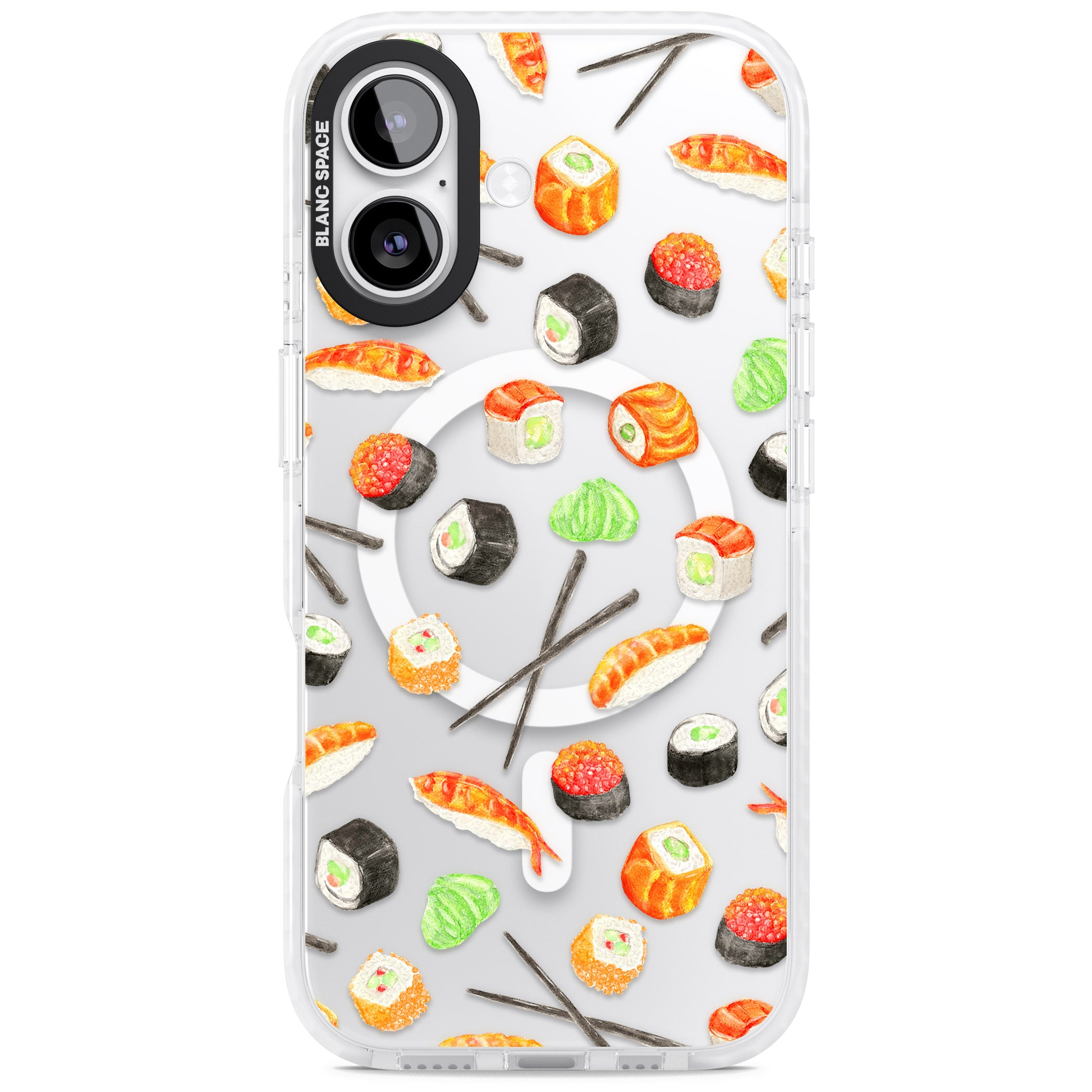 Sushi iPhone 17 Impact Pro Clear Phone Case
