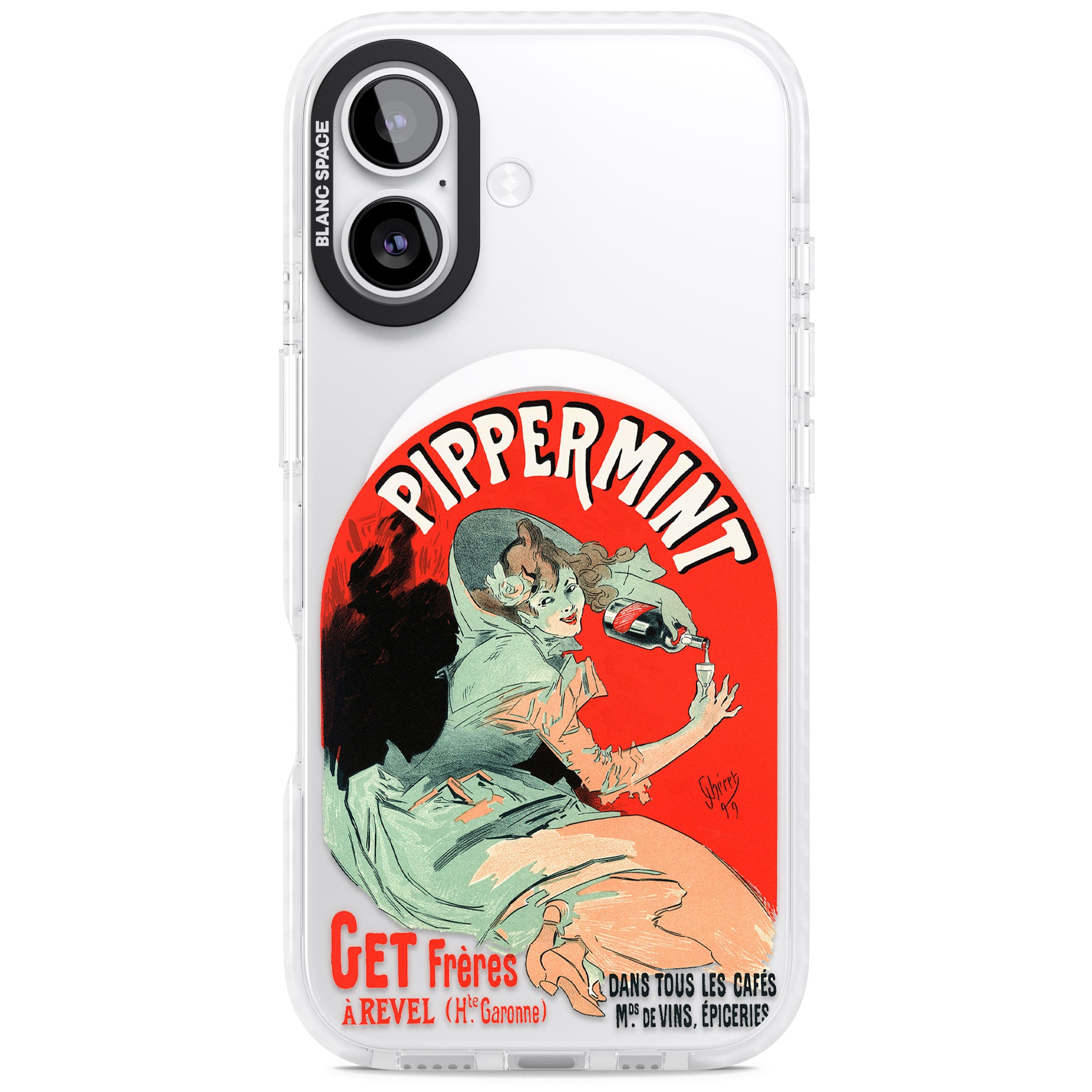 Pippermint Poster iPhone 17 Impact Pro Clear Phone Case