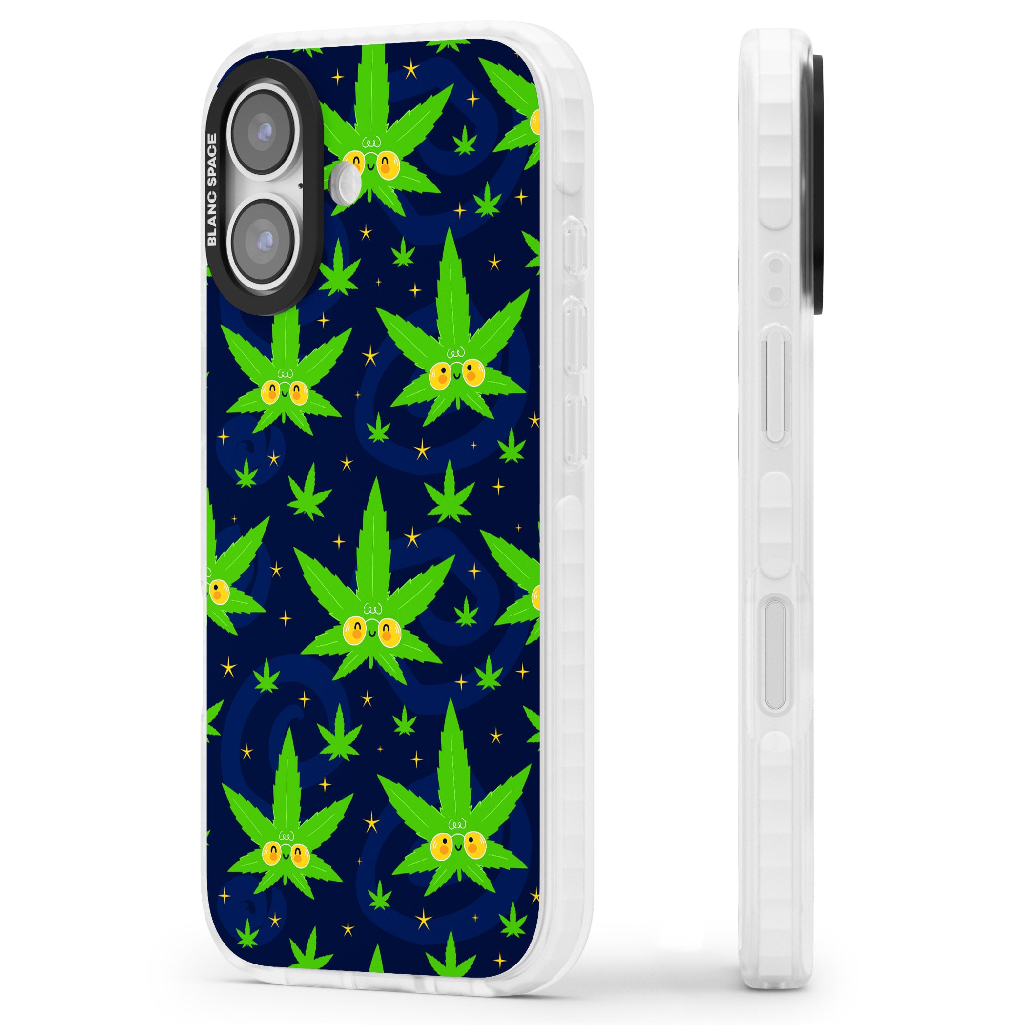 High Af iPhone 17 Impact Pro Clear Phone Case Side Profile