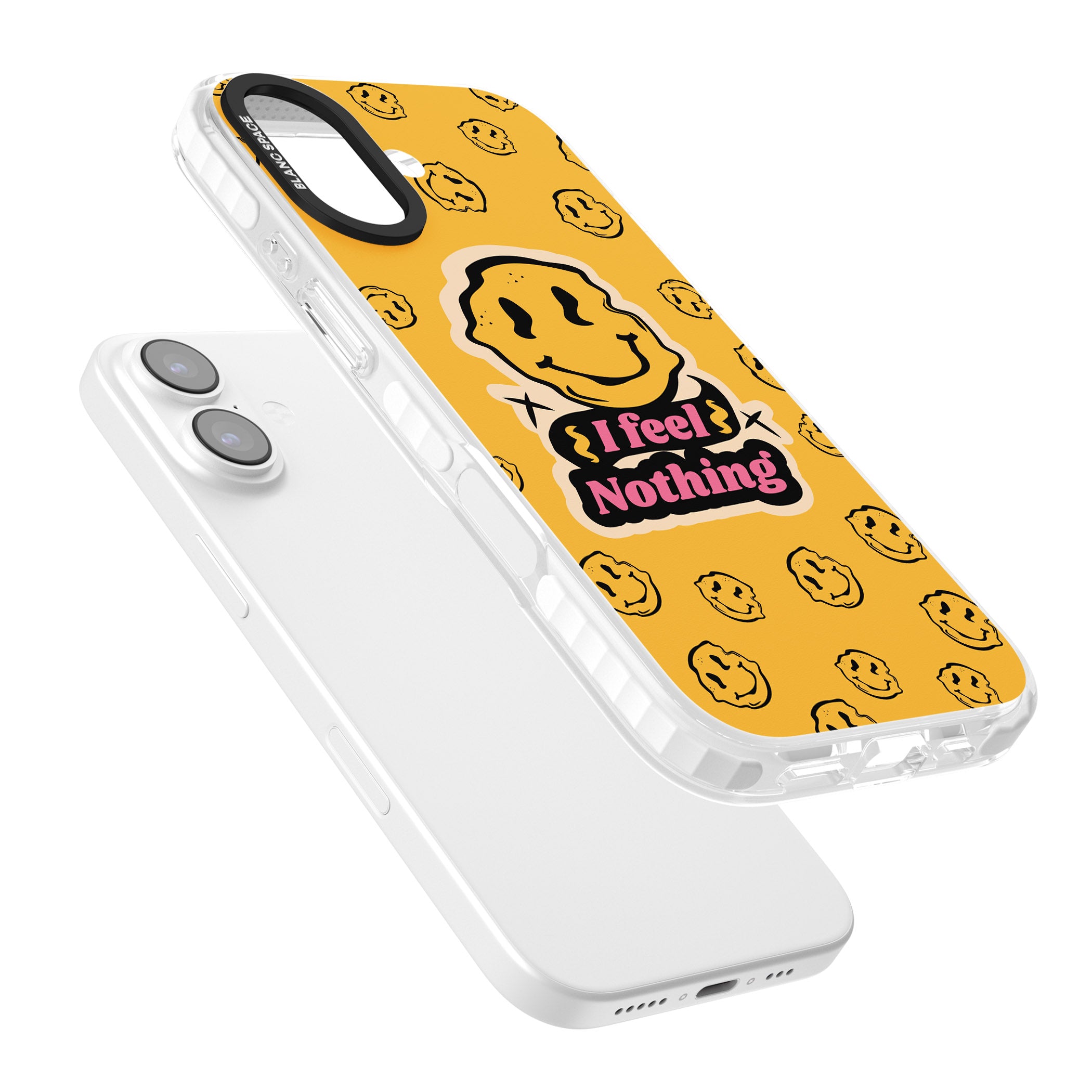 I Feel Nothing iPhone 17 Impact Clear Phone Case Colours