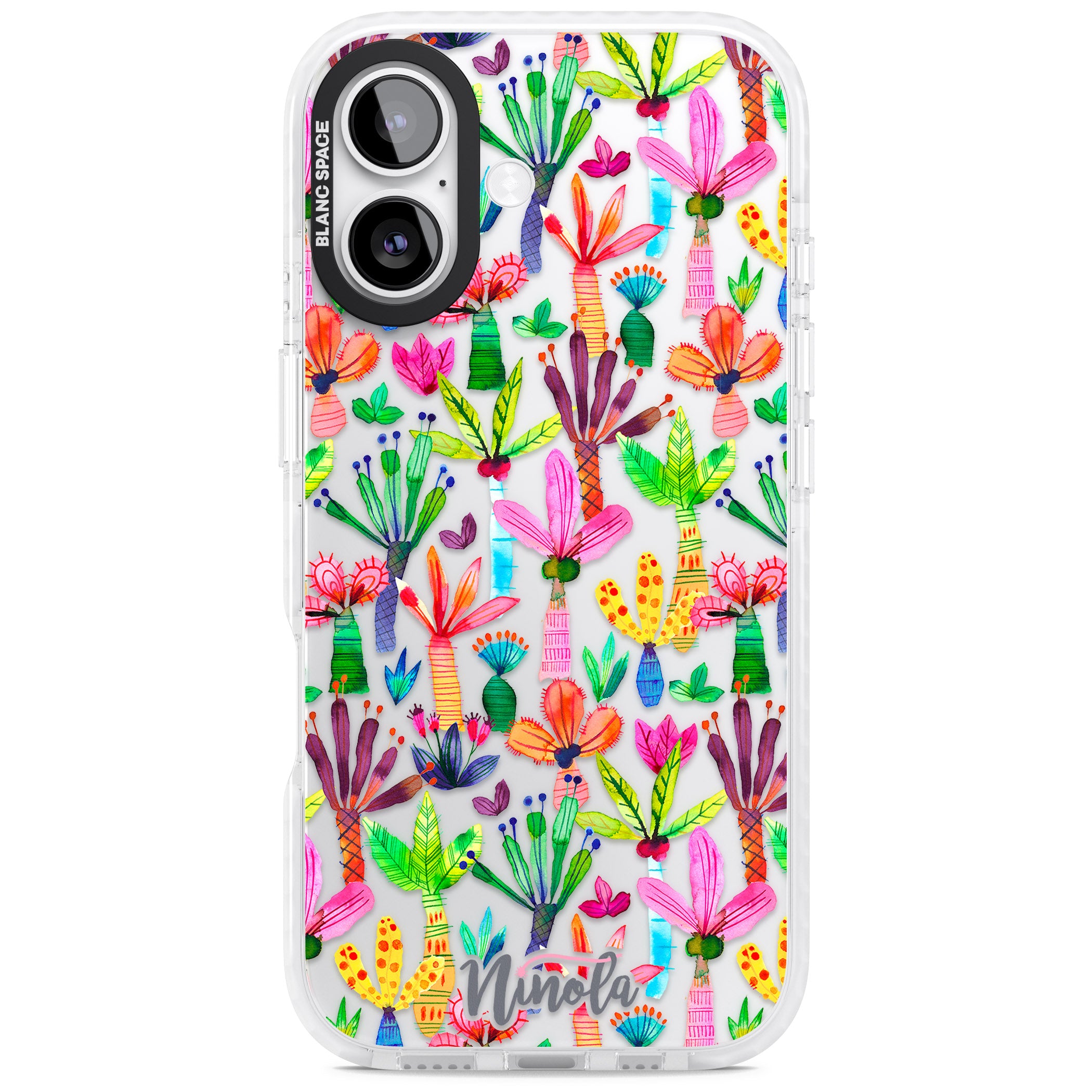 Tropical Botanical iPhone 17 Impact Clear Phone Case