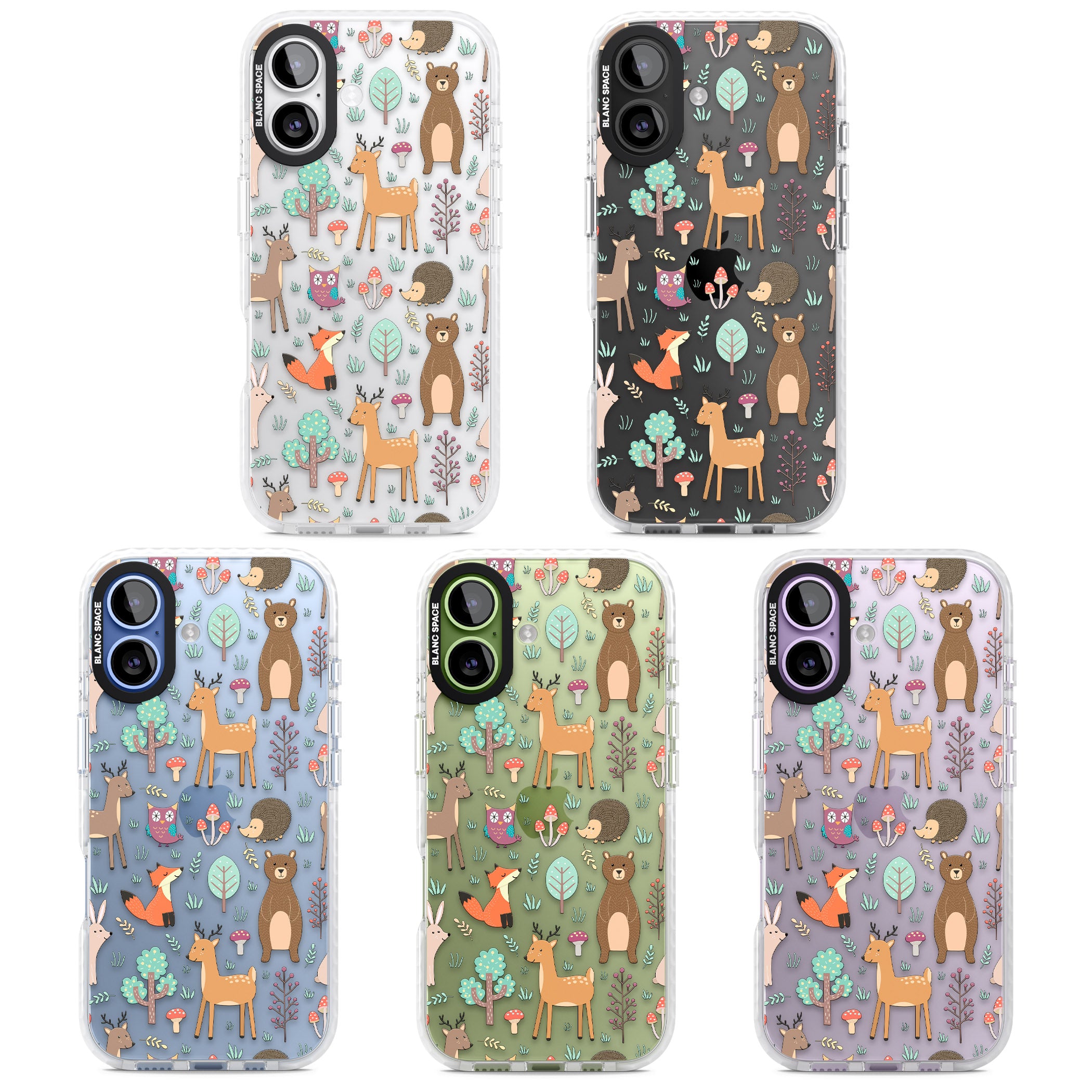 Wildlife Pattern iPhone 17 Impact Clear Phone Case APT Impact Protection