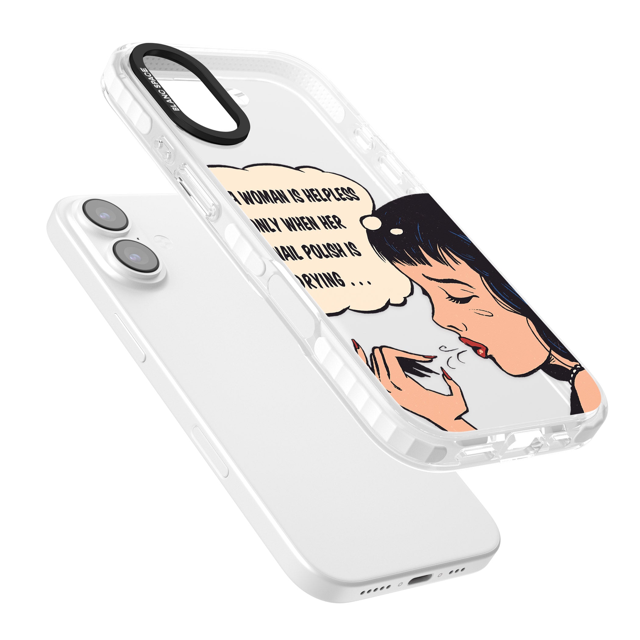 Drying Nails Pop Art iPhone 17 Impact Clear Phone Case Colours