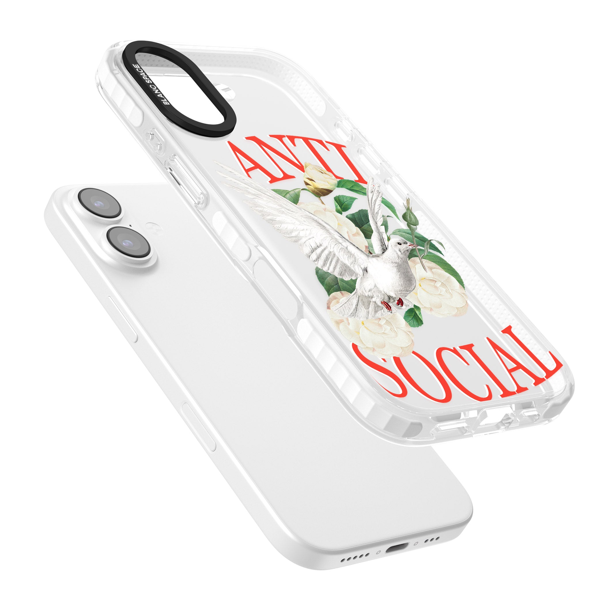 Anti Social iPhone 17 Impact Clear Phone Case Colours