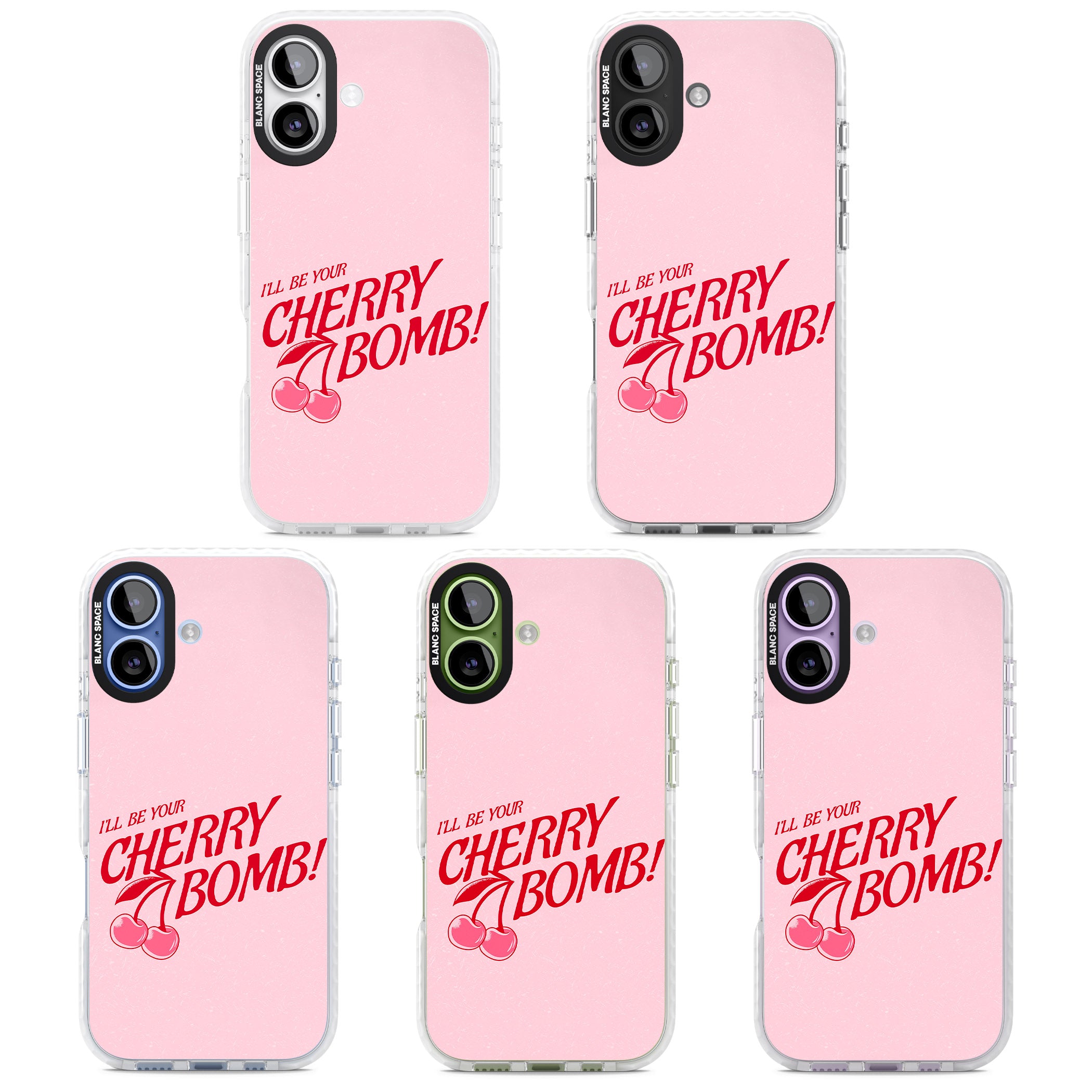 Your Cherry Bomb iPhone 17 Impact Clear Phone Case APT Impact Protection