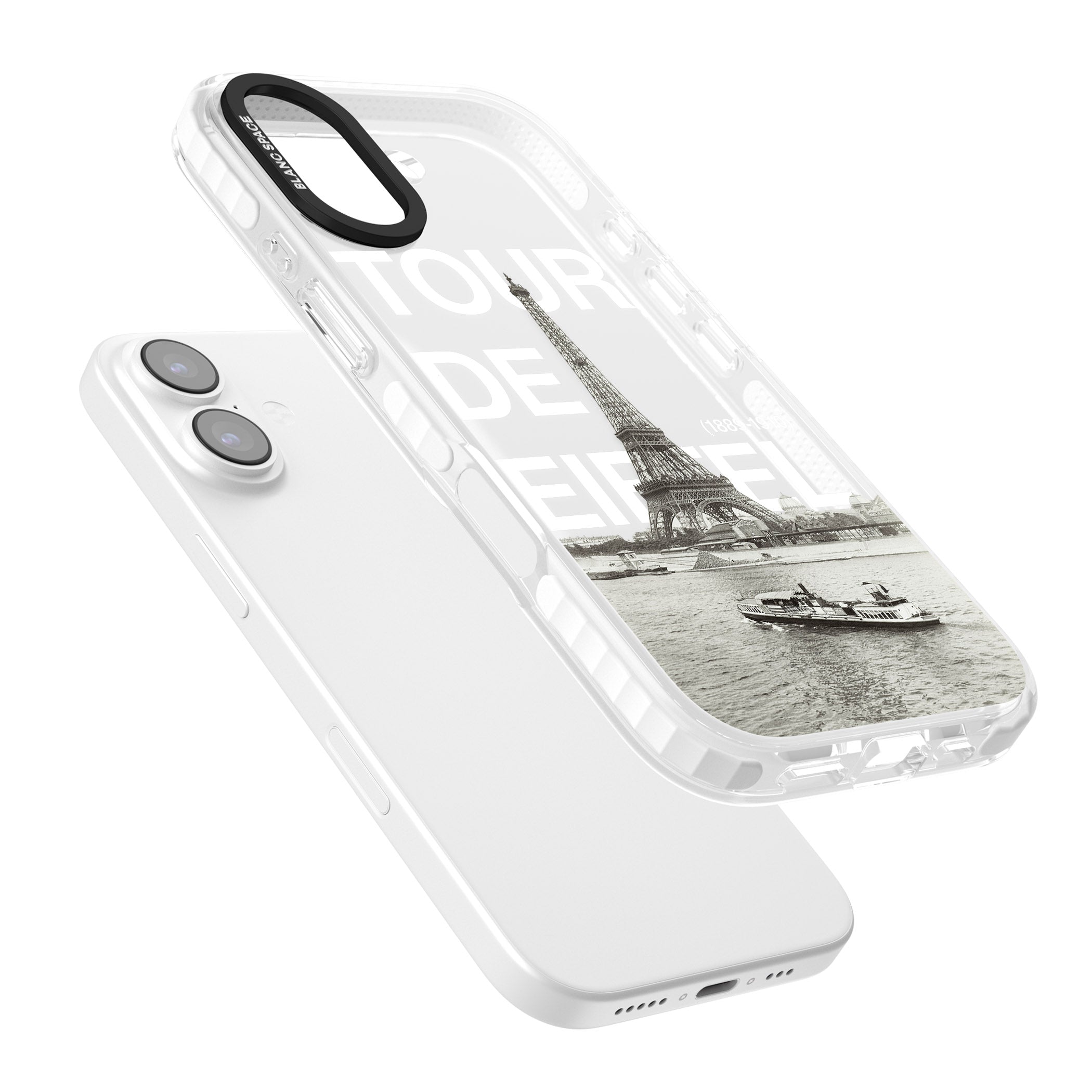 Tour De Eiffel iPhone 17 Impact Clear Phone Case Colours