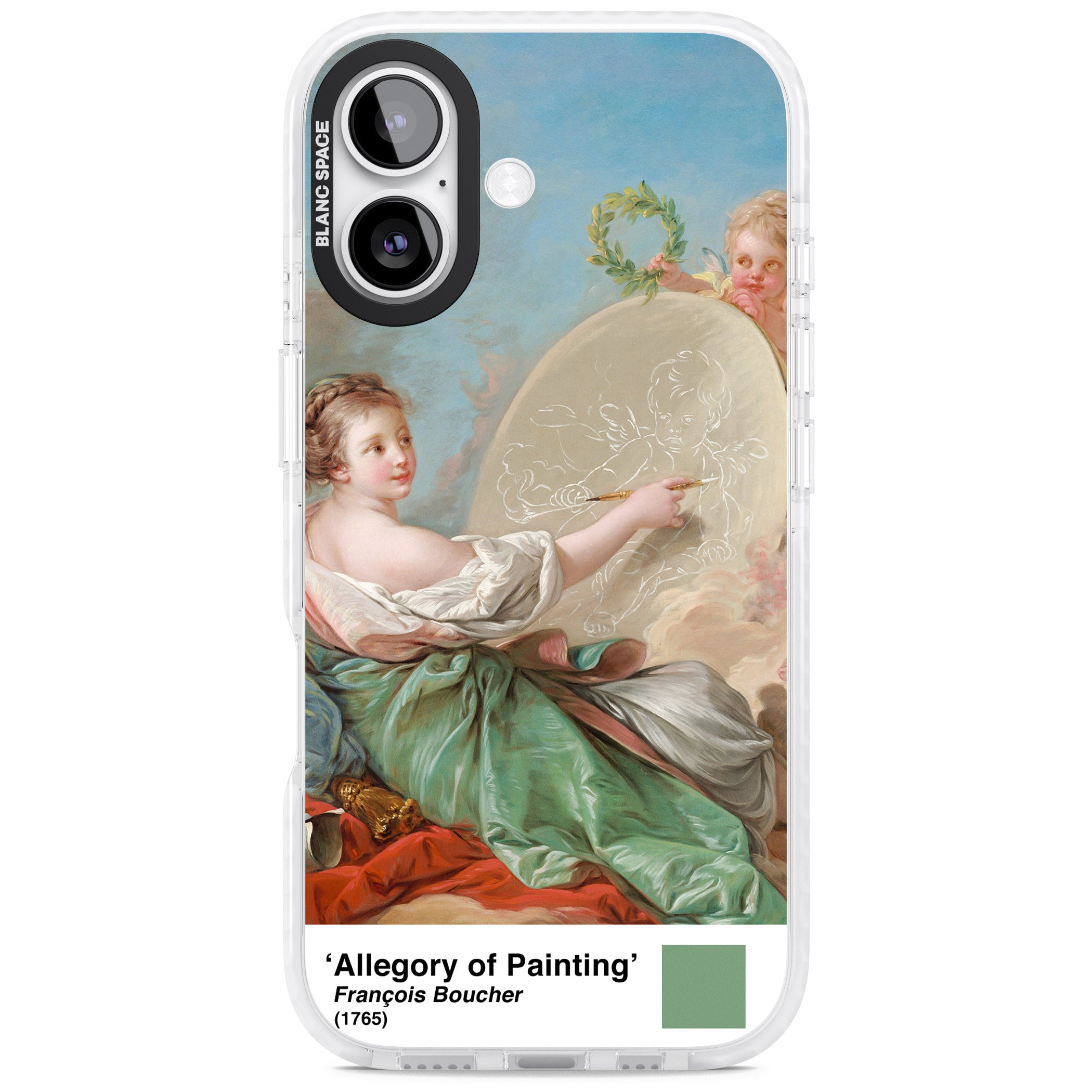 Allegory Of Painting iPhone 17 Impact Clear Phone Case