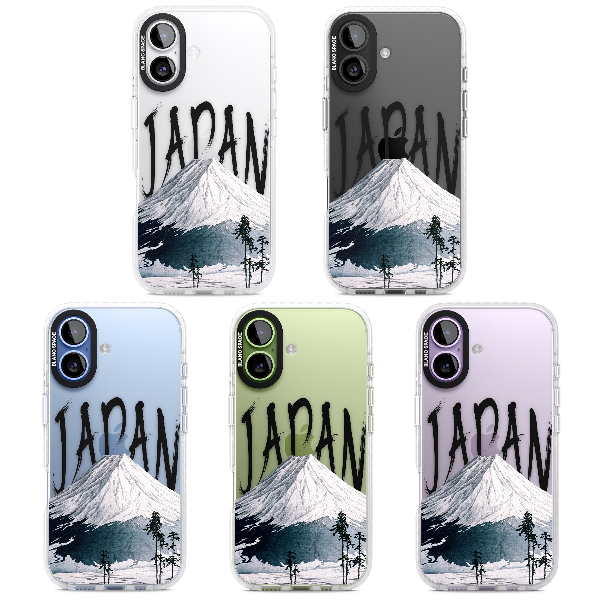 Mount Fuji Cutout iPhone 17 Impact Clear Phone Case APT Impact Protection