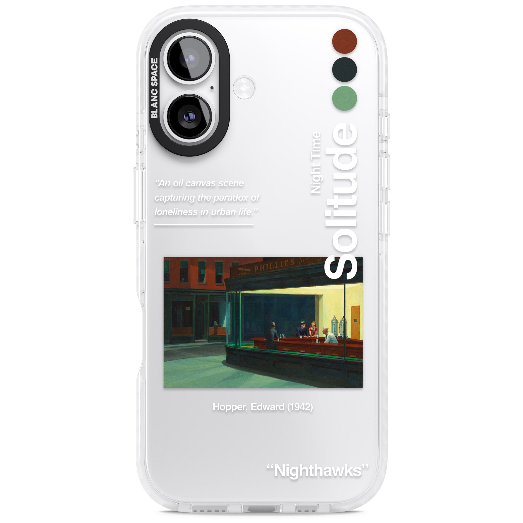 Nighthawks iPhone 17 Impact Clear Phone Case