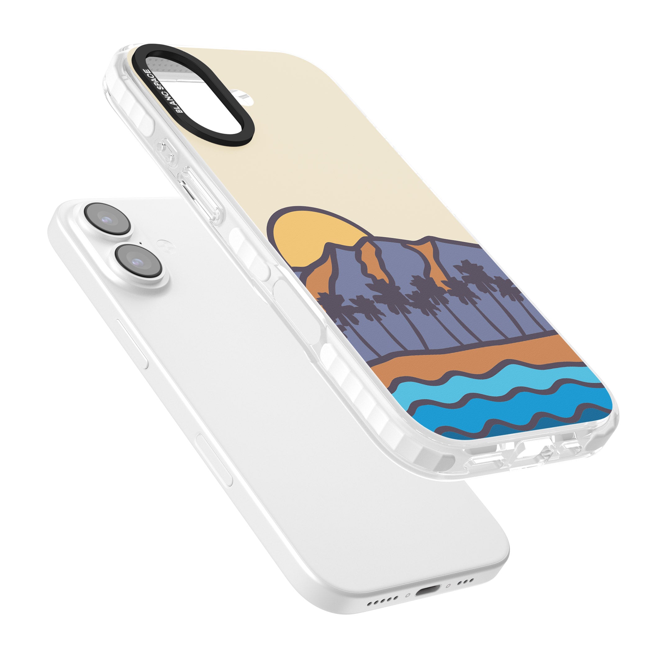 South Sunset iPhone 17 Impact Clear Phone Case Colours