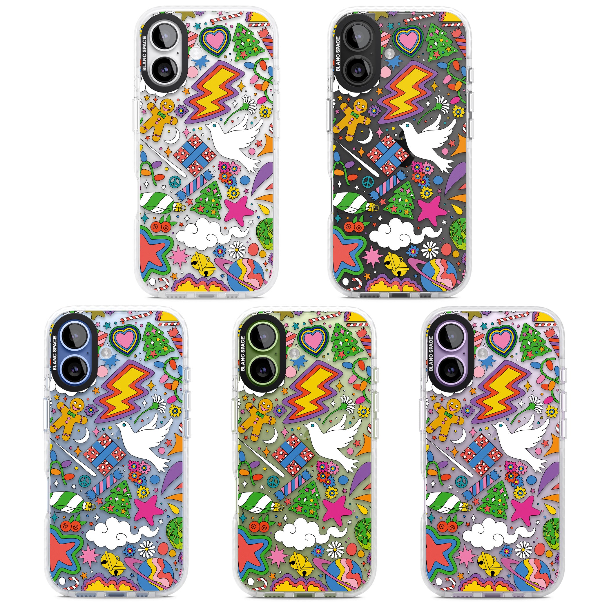 Whimsical Wonderland iPhone 17 Impact Clear Phone Case APT Impact Protection