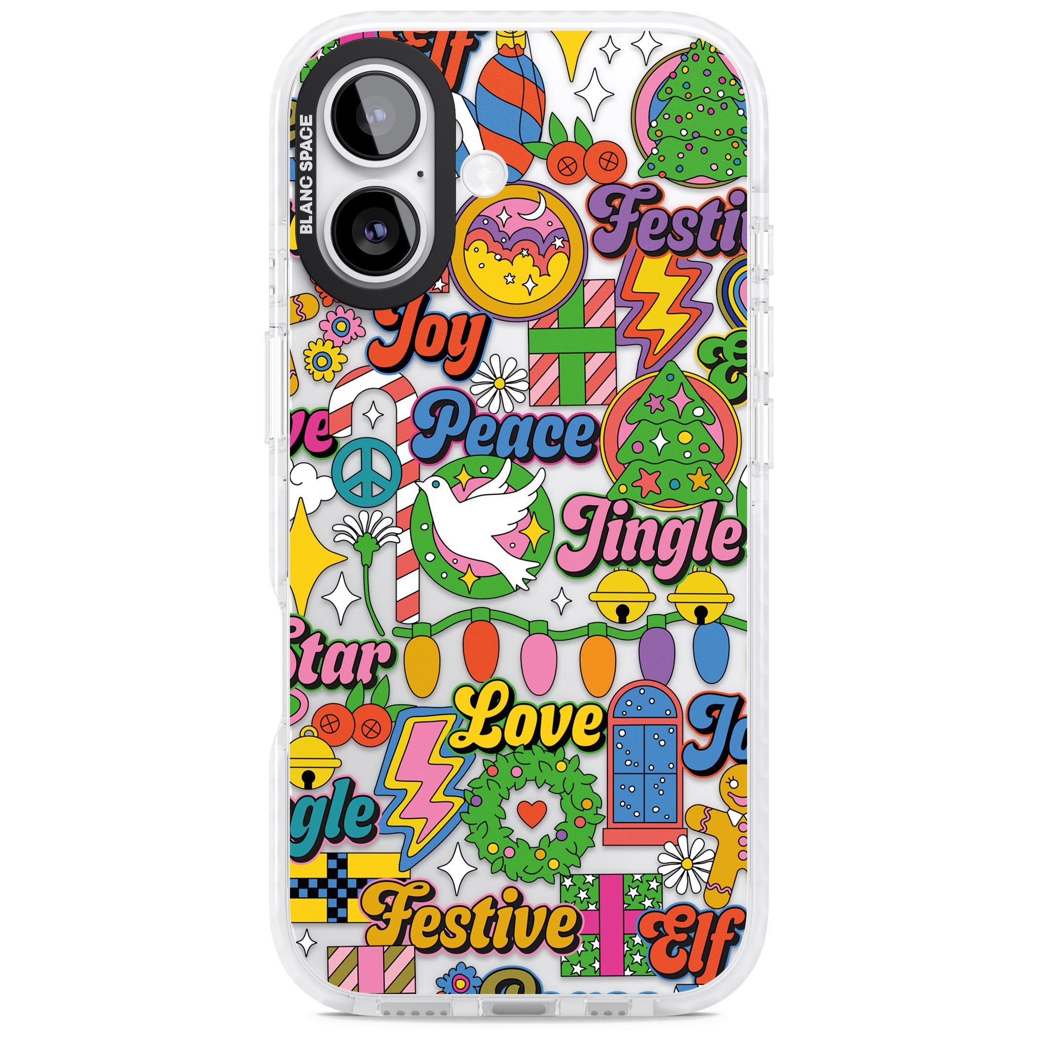 Peace & Festivities iPhone 17 Impact Clear Phone Case