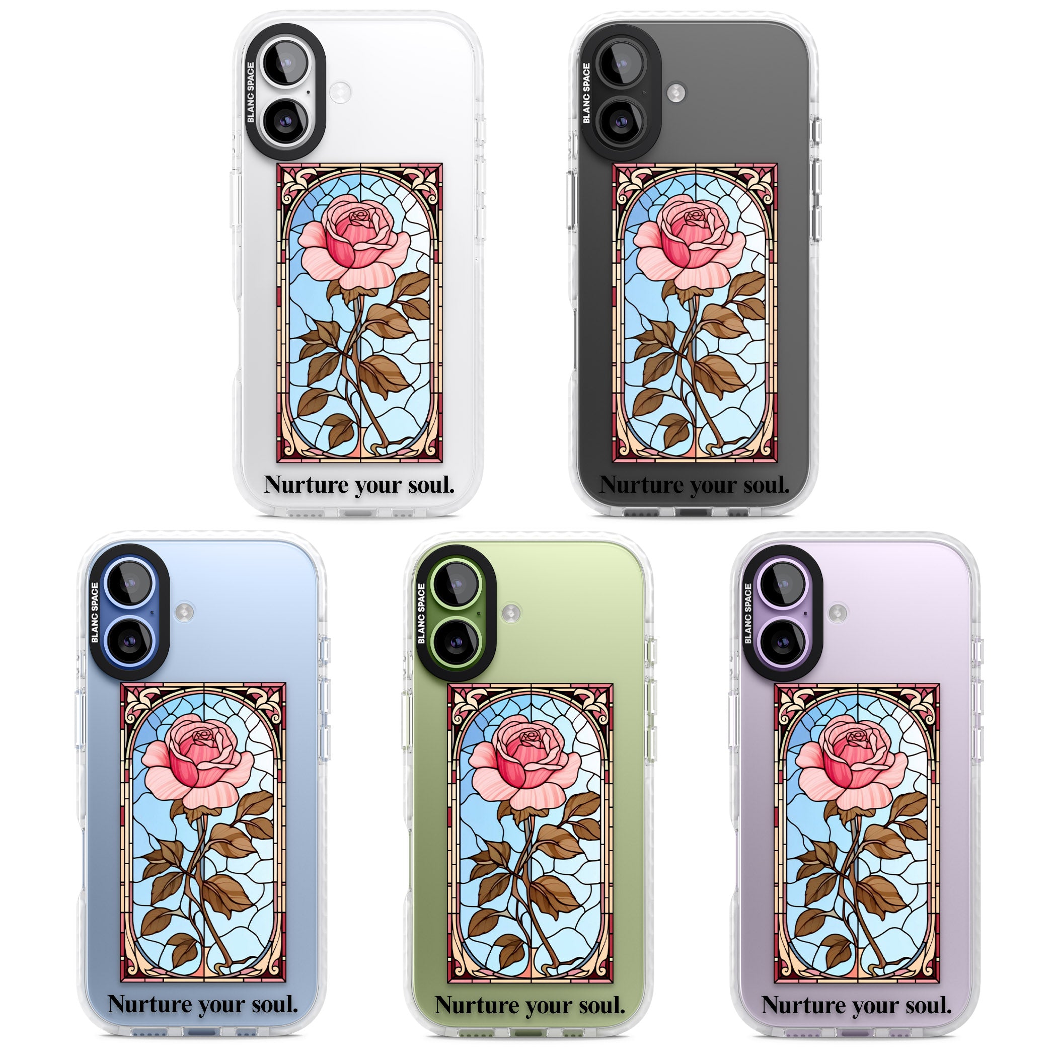 Nurture Your Soul iPhone 17 Impact Clear Phone Case APT Impact Protection