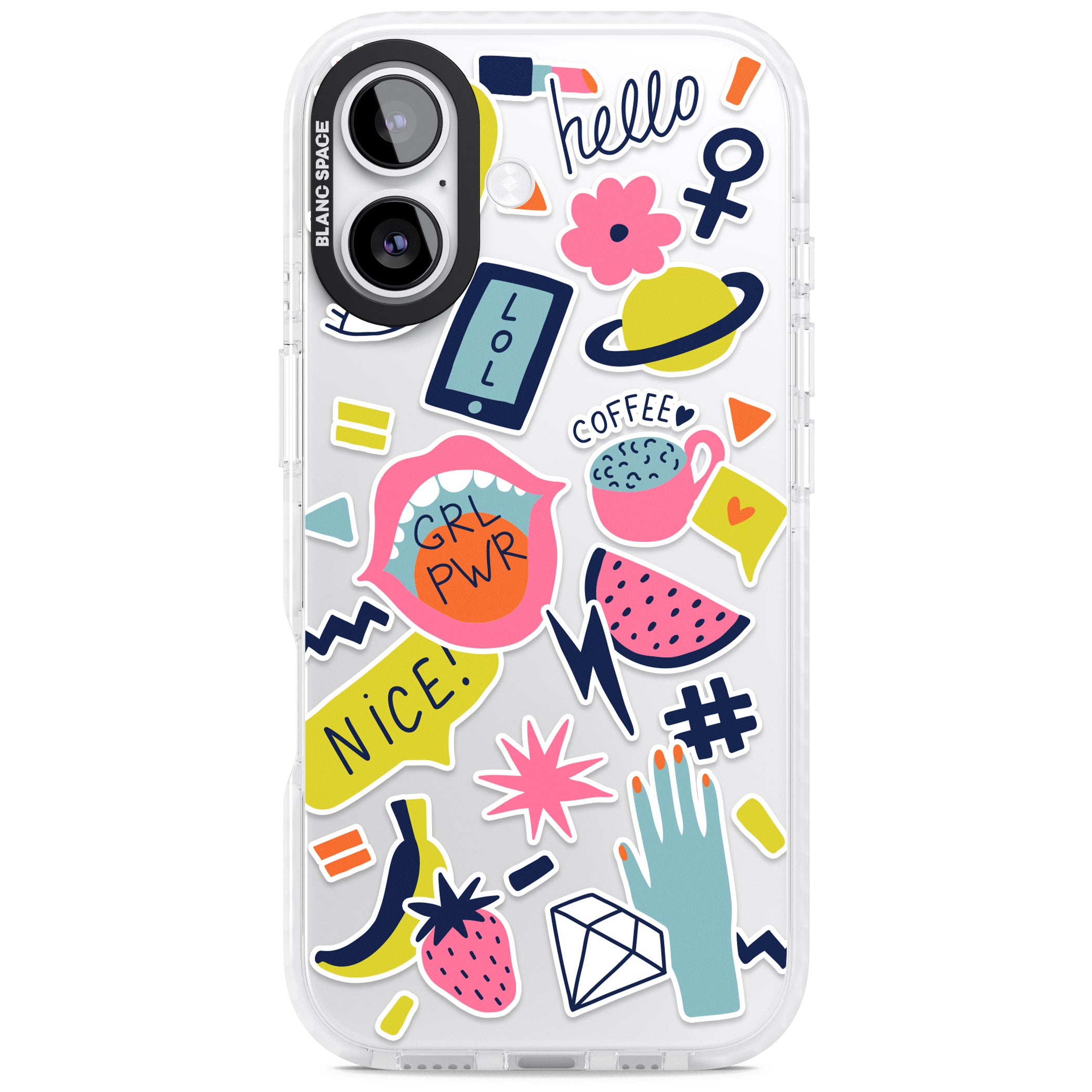 Grl Pwr iPhone 17 Impact Clear Phone Case