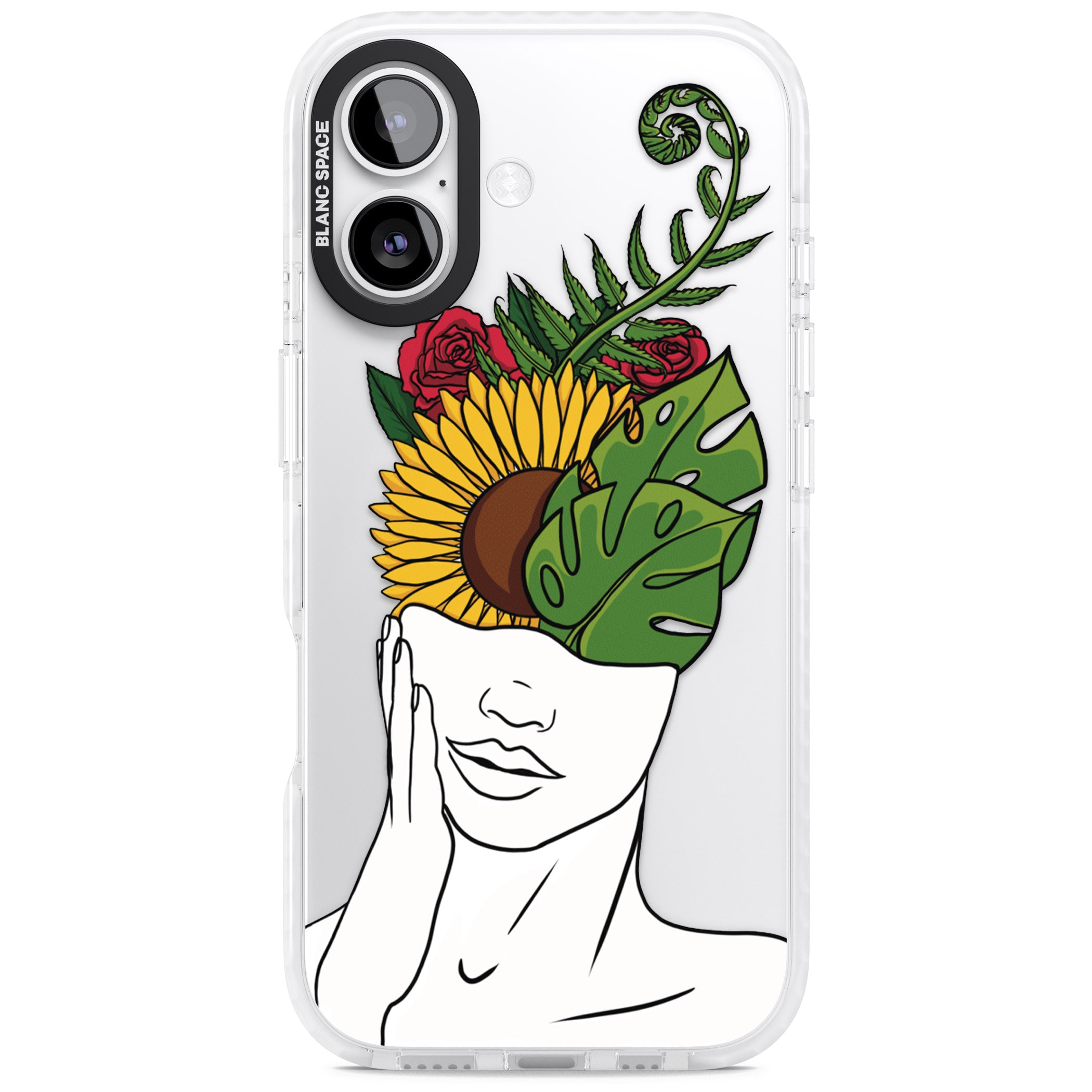 Let The Mind Flourish iPhone 17 Impact Clear Phone Case