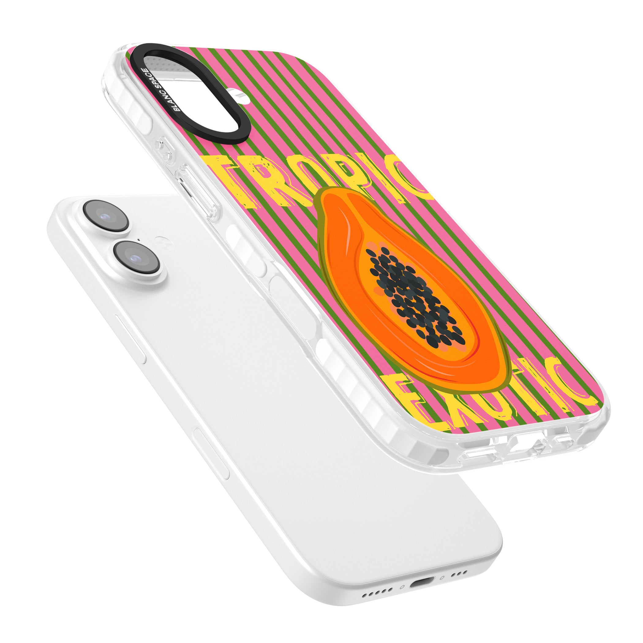 Tropic Exotic iPhone 17 Impact Clear Phone Case Colours