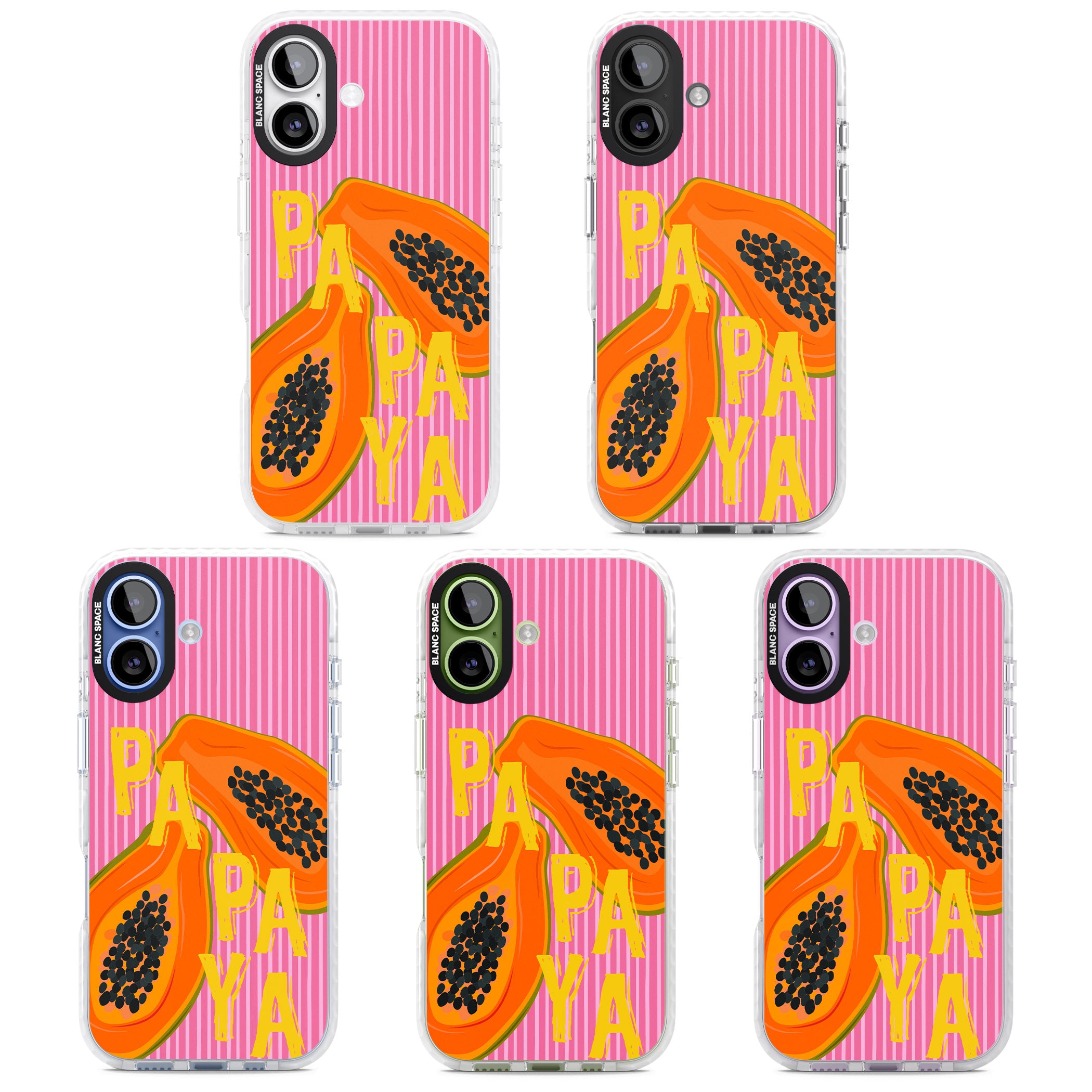 Papaya iPhone 17 Impact Clear Phone Case APT Impact Protection