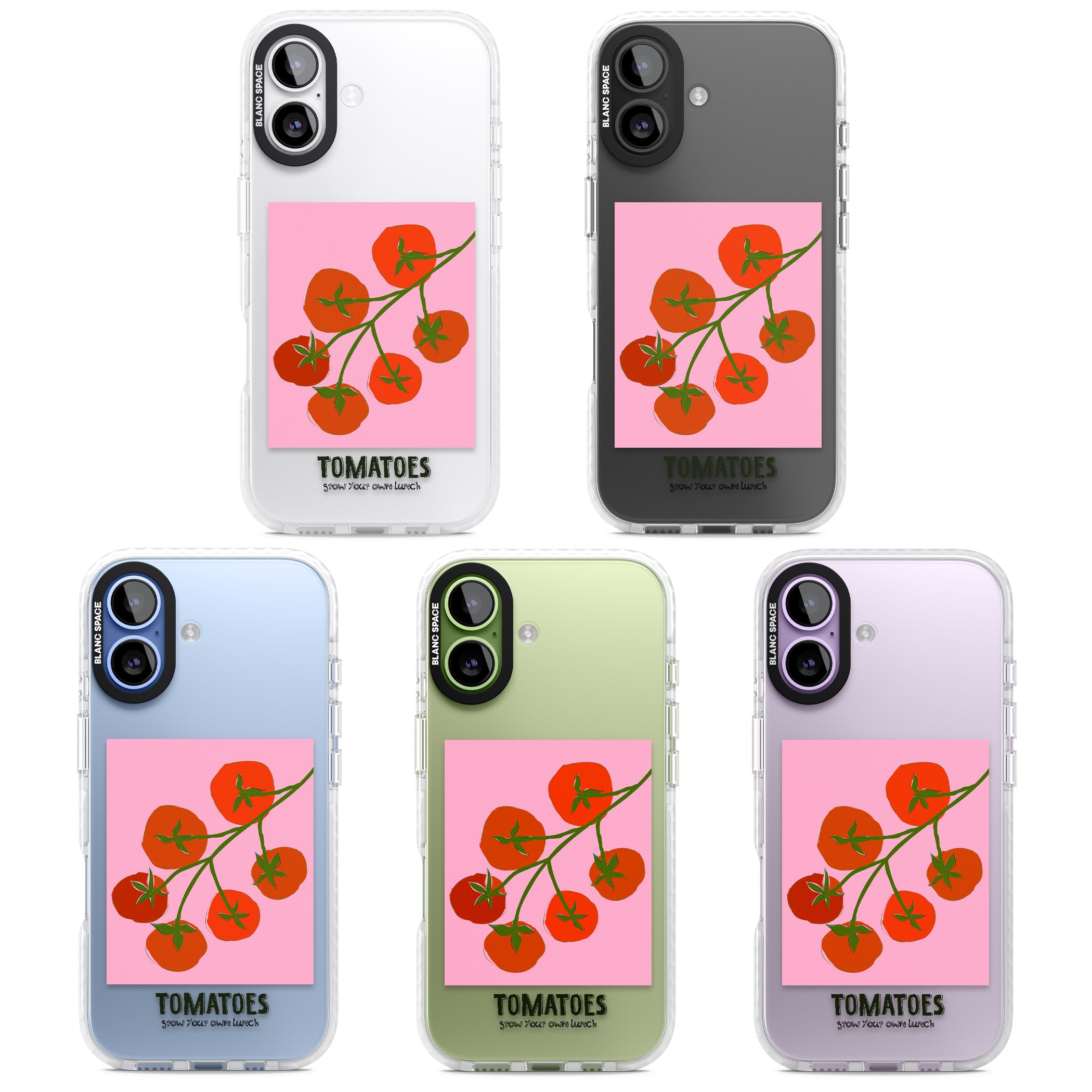 Own Tomatoes iPhone 17 Impact Clear Phone Case APT Impact Protection